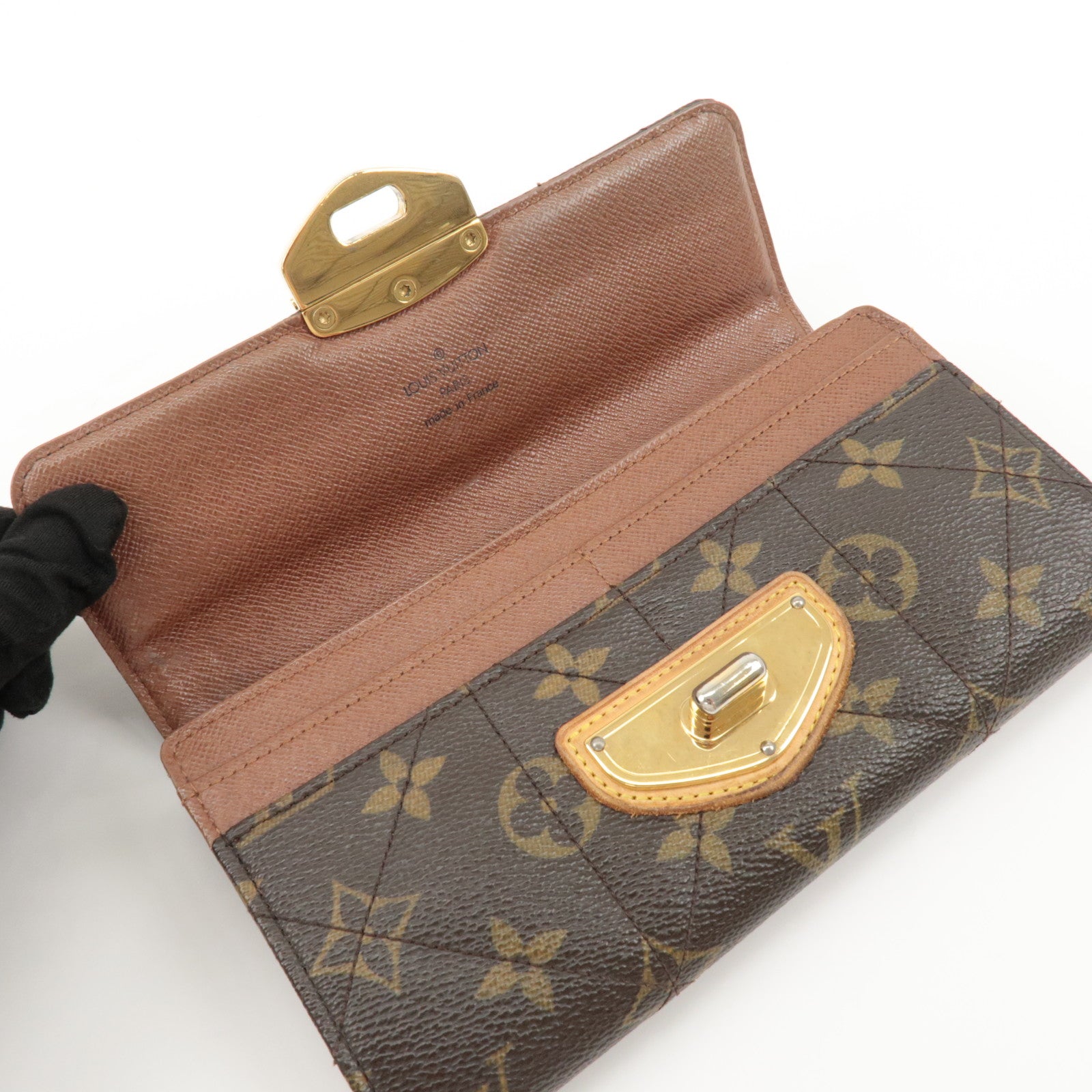 Louis Vuitton Monogram Portefeuille Sarah Etoile Long Wallet M66556 Used