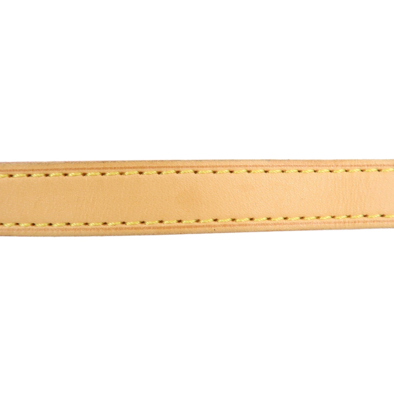 Louis Vuitton Leather Shoulder Strap 120cm 1.6cm Adjustable Natural J52312