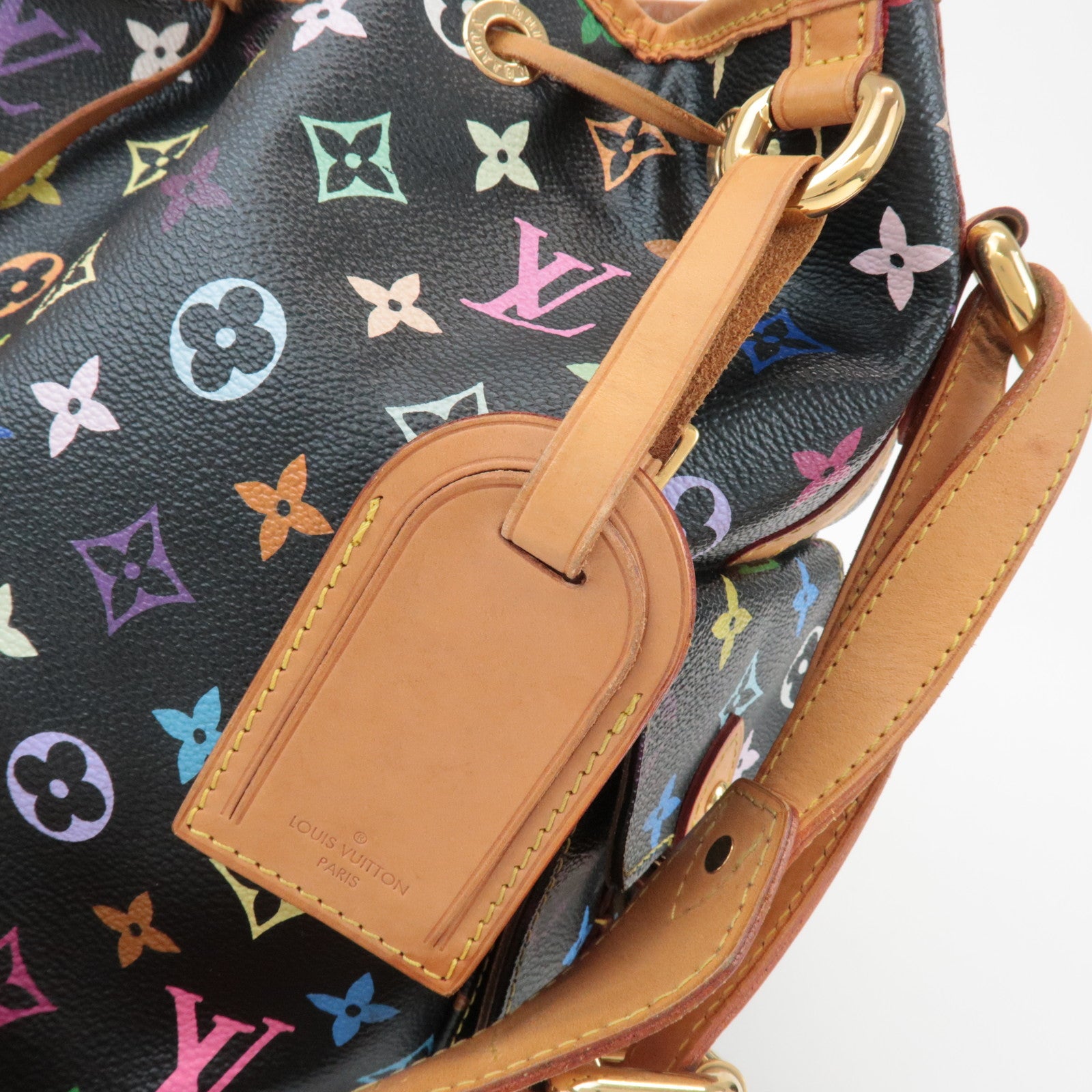 Louis Vuitton Monogram Multicolor Petit Noe Bag Noir M42230