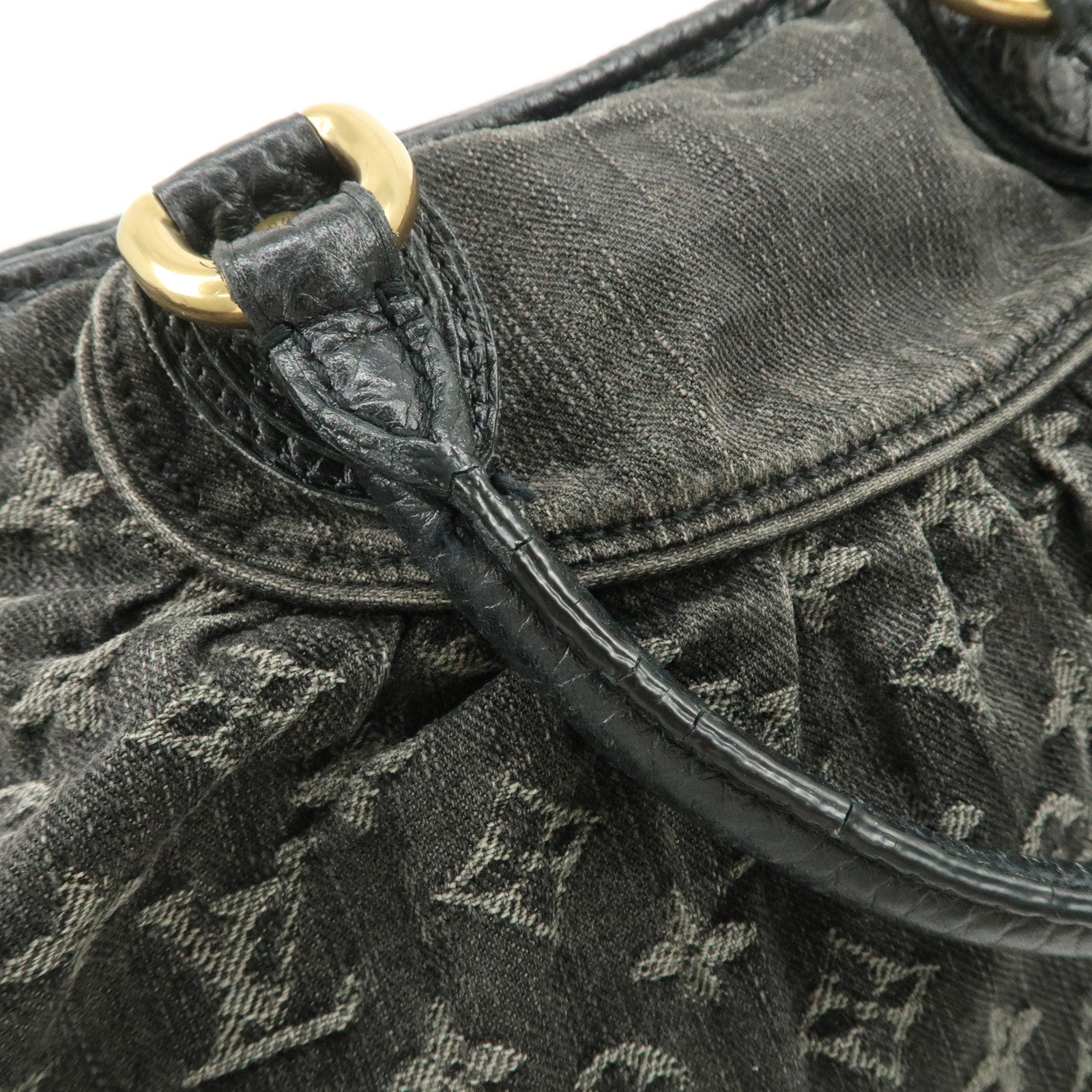 Louis Vuitton Monogram Denim Neo Cabby MM 2Way Bag Noir M95351