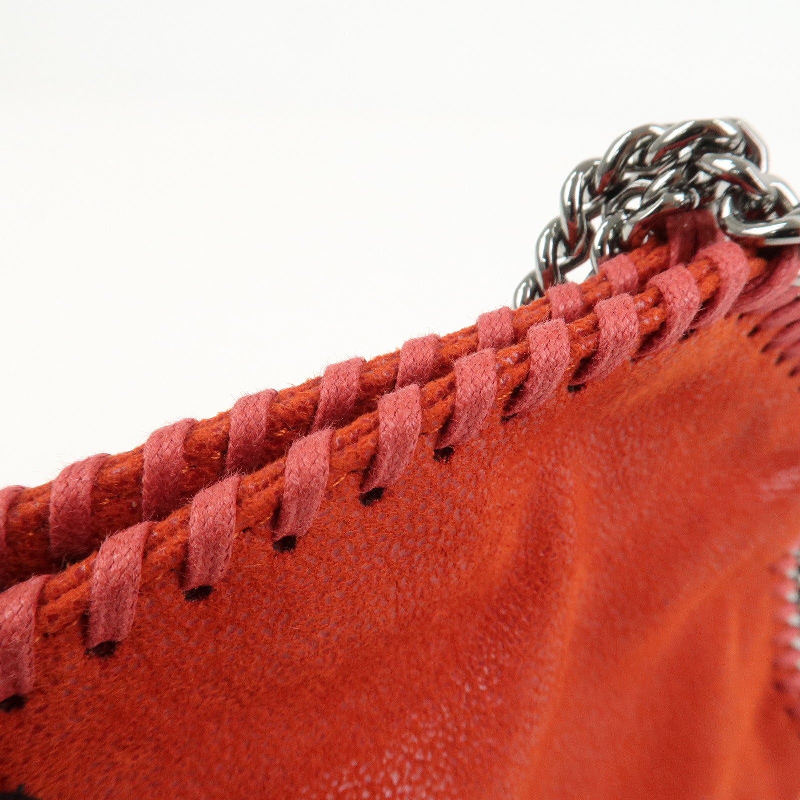 STELLA MCCARTNEY Falabella 2Way Bag Hand Bag Shoulder Bag Red