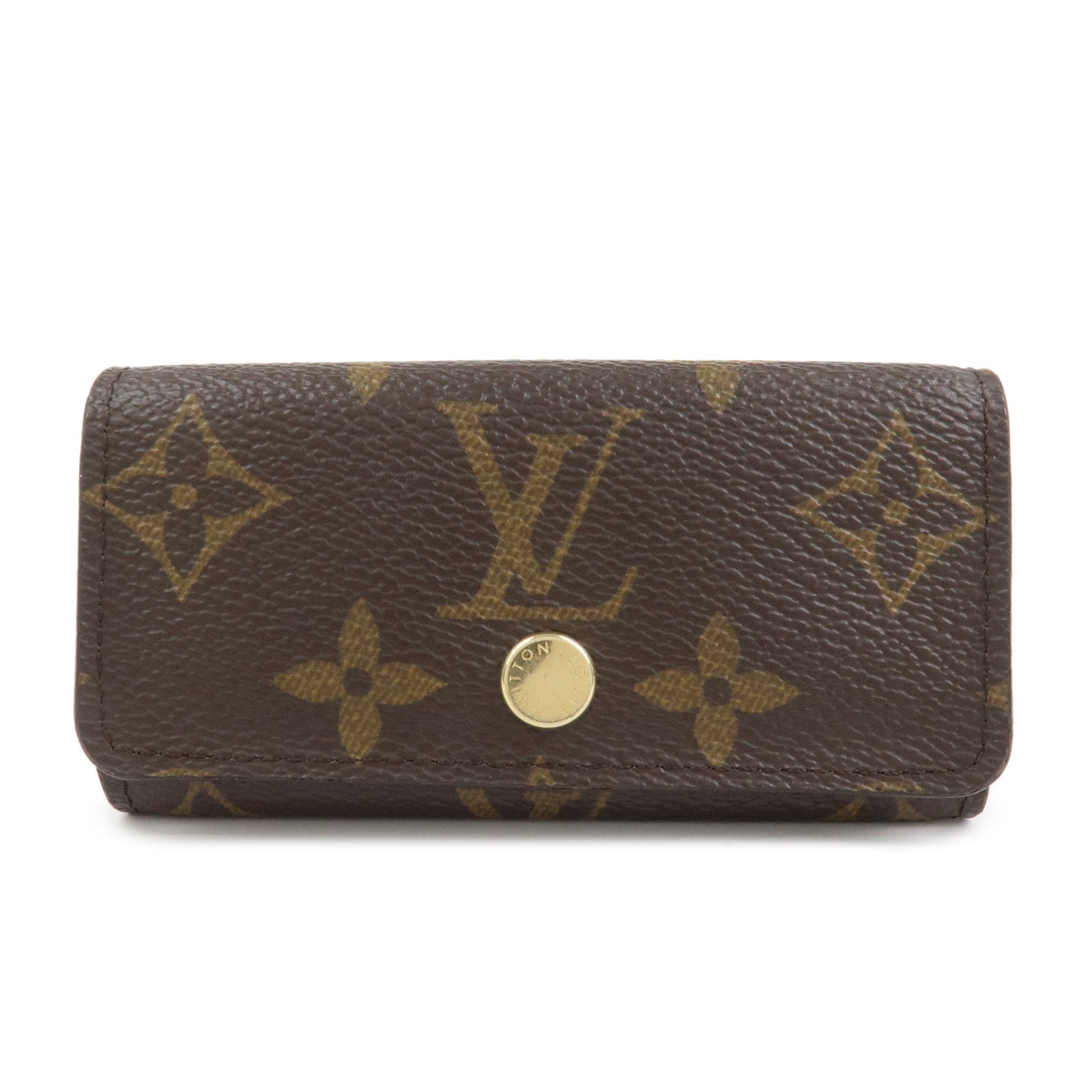 Louis Vuitton Monogram Multicles 4 Key Case Key Holder Brown M69517