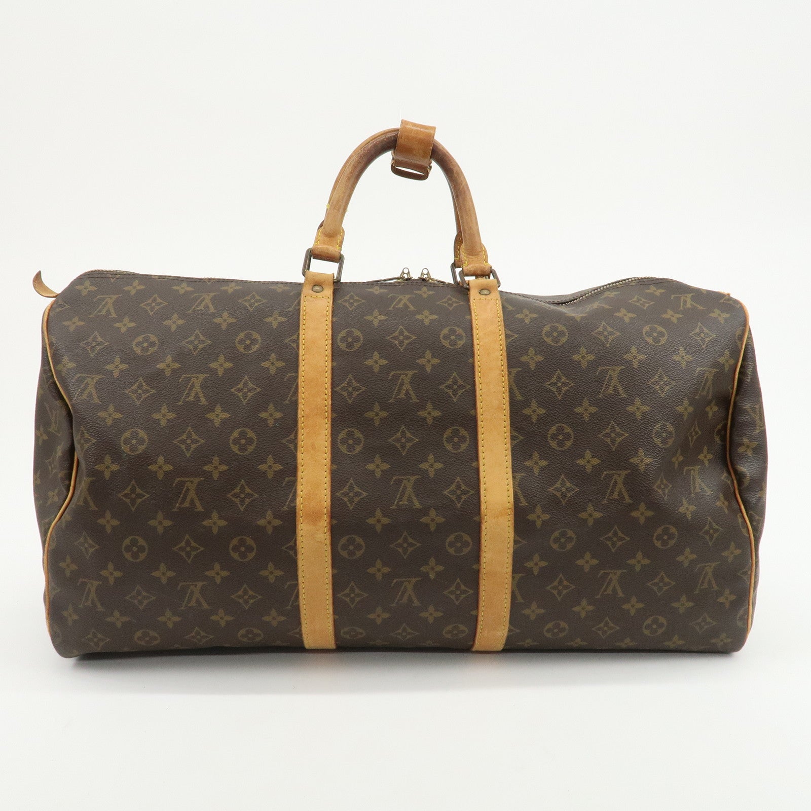 Louis Vuitton Monogram Keep All 55 Boston Bag Travel Bag M41424