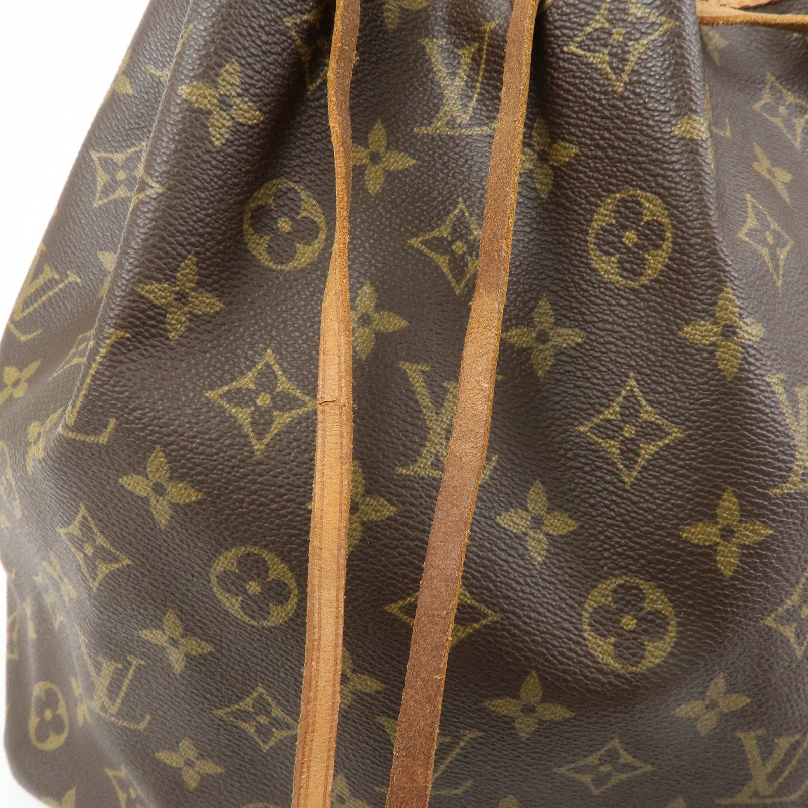 Louis Vuitton Monogram Petit Noe Shoulder Bag Brown M42226
