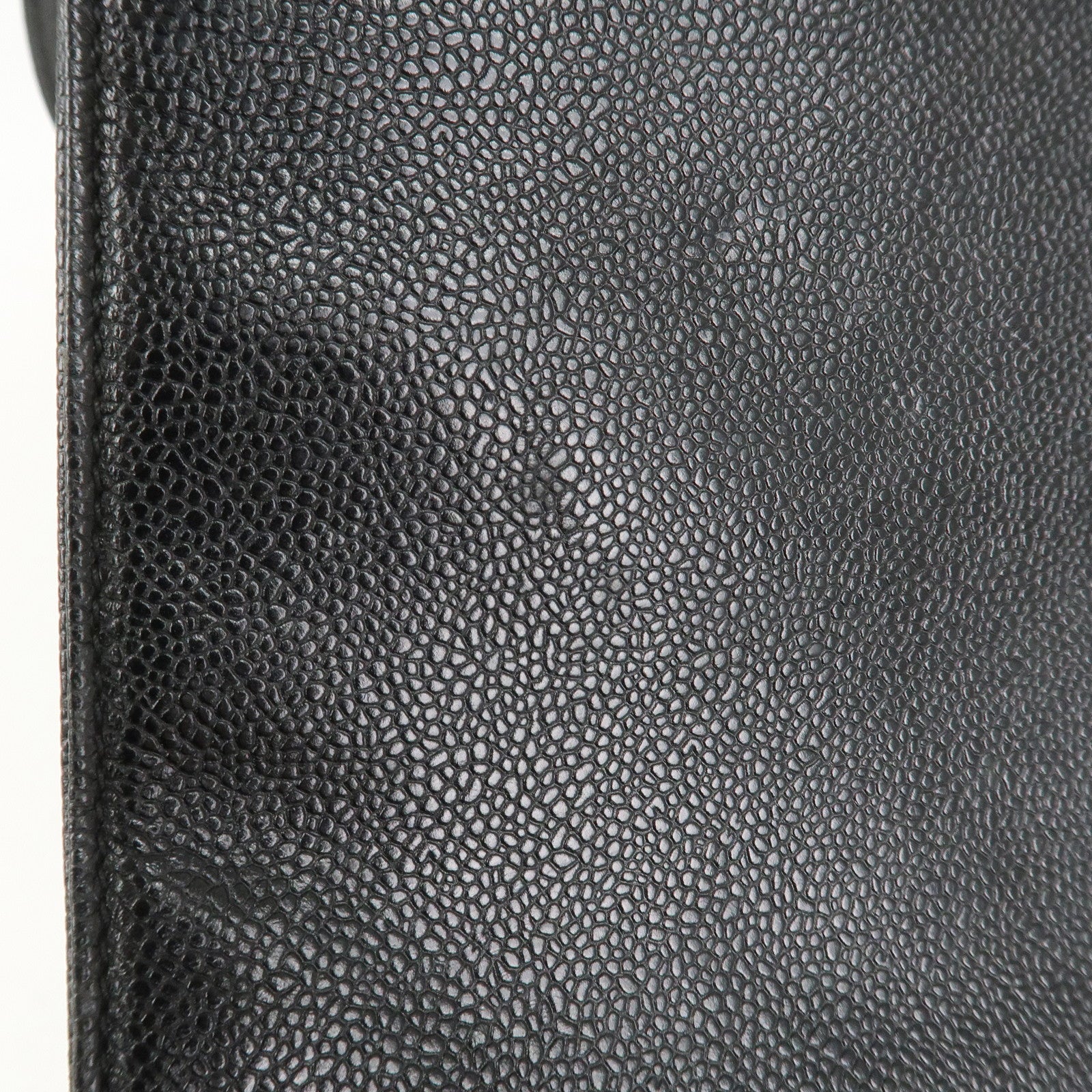 CHANEL COCO Mark Caviarskin Shoulder Bag Hand Bag Black