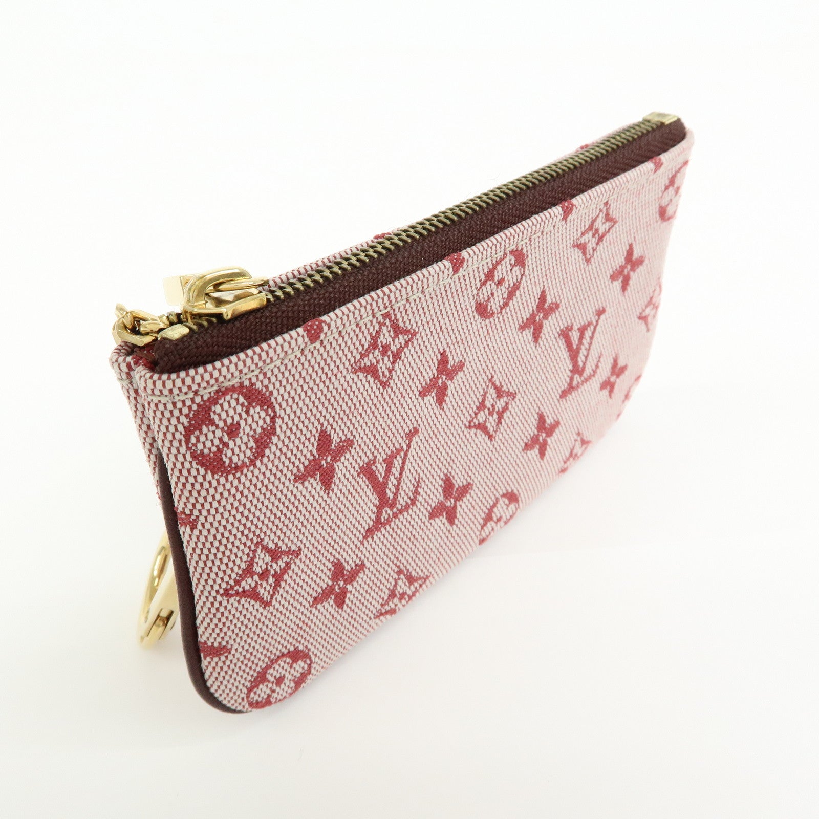 Louis Vuitton Monogram Mini Pochette Cles Coin Case Cerise M92238