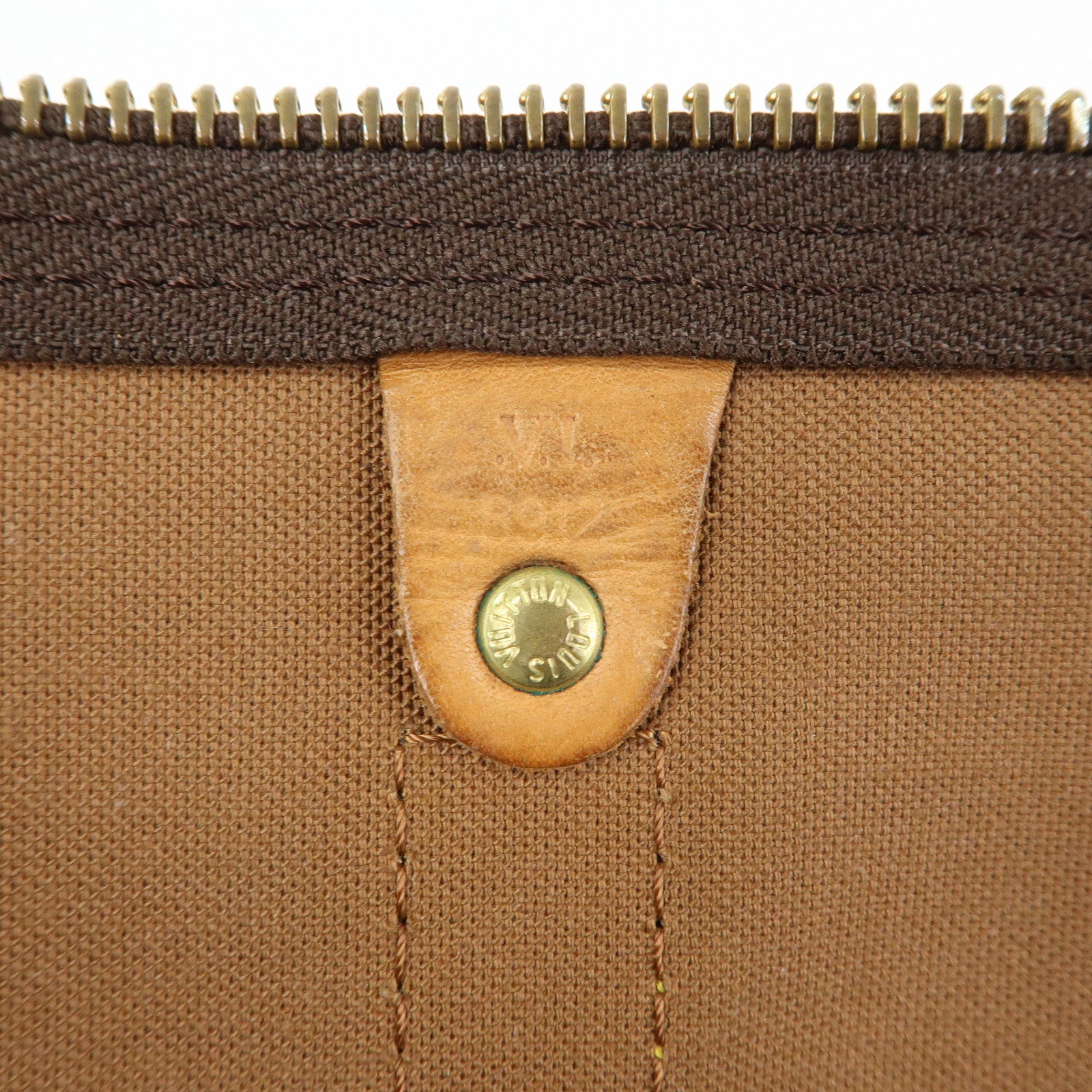 Louis Vuitton Monogram Keep All 60 Boston Bag Brown M41422