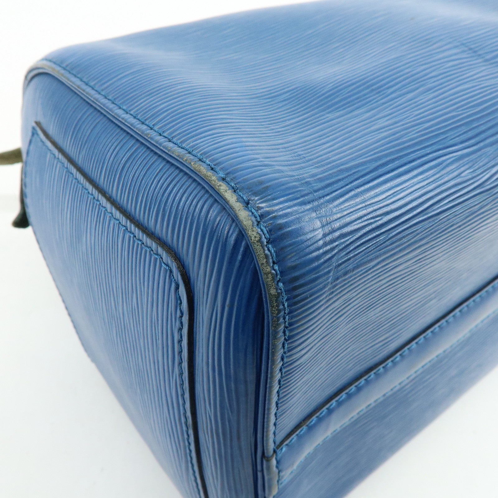 Louis Vuitton Epi Speedy 30 Hand Bag Boston Bag Blue M43005