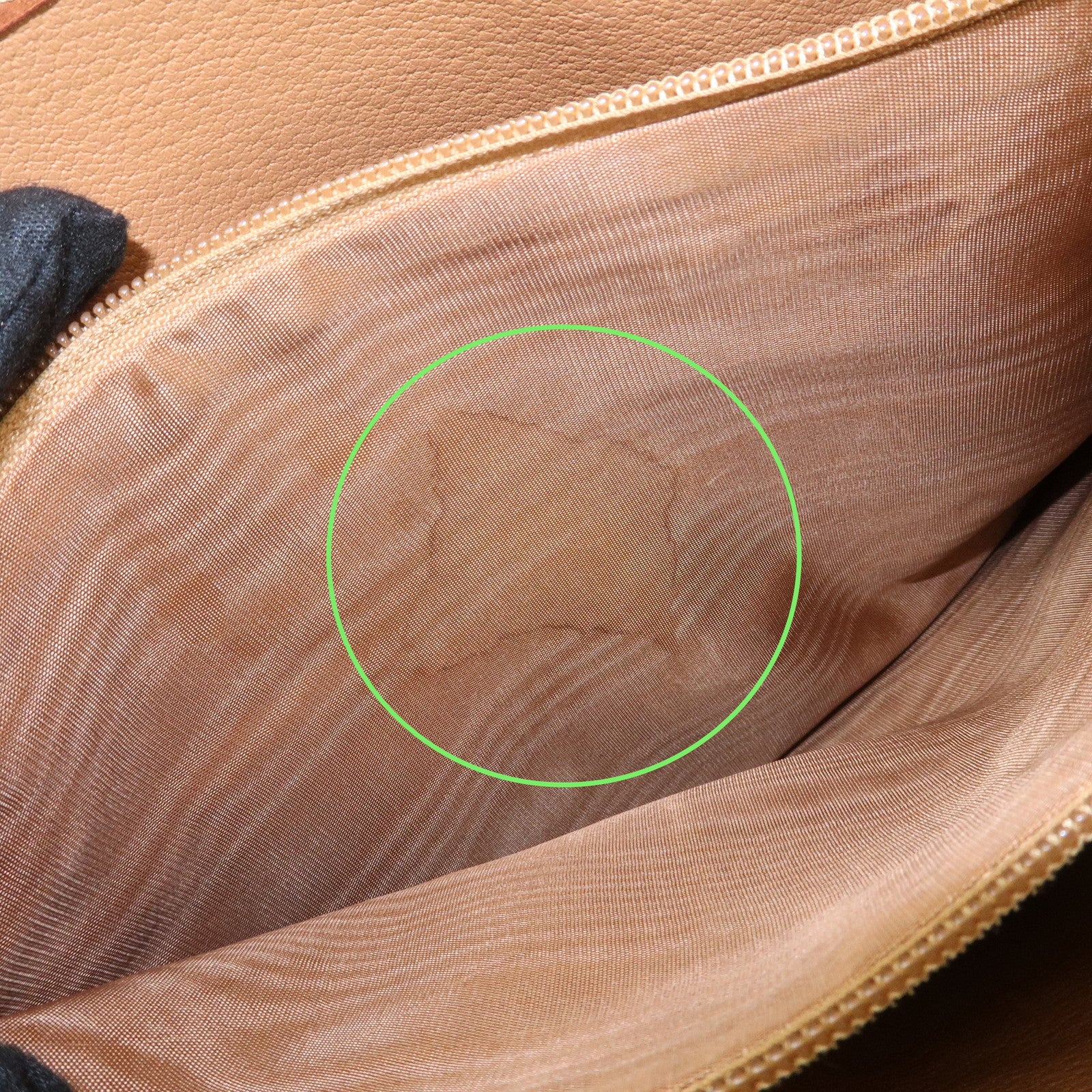 CELINE Macadam PVC Leather Tote Bag Hand Bag Brown