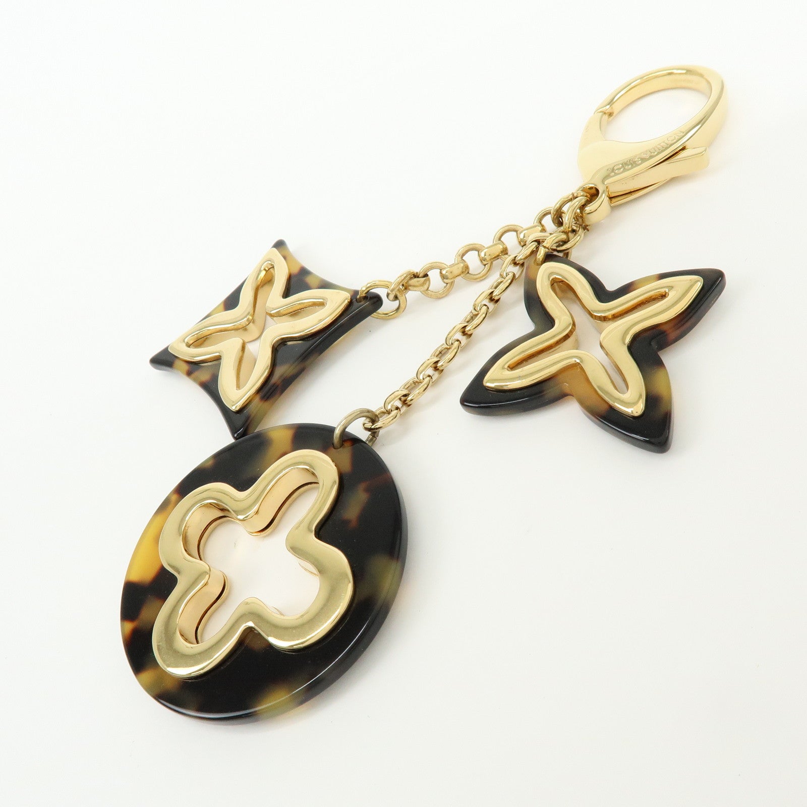 Louis Vuitton Bijou Sac Insolence Bag Charm Gold Brown M65087