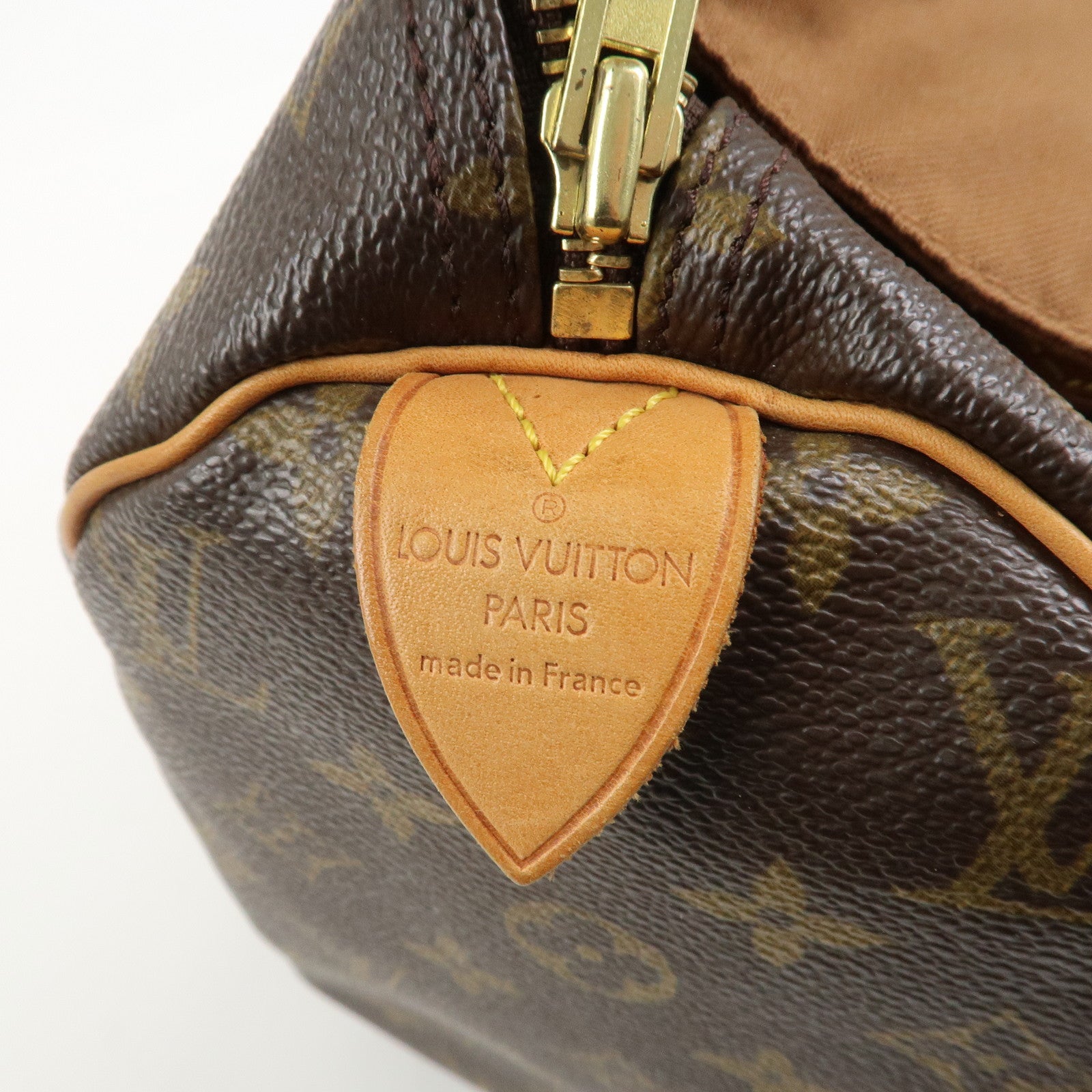 Louis Vuitton Monogram Speedy 30 Boston Bag Hand Bag Brown M41526