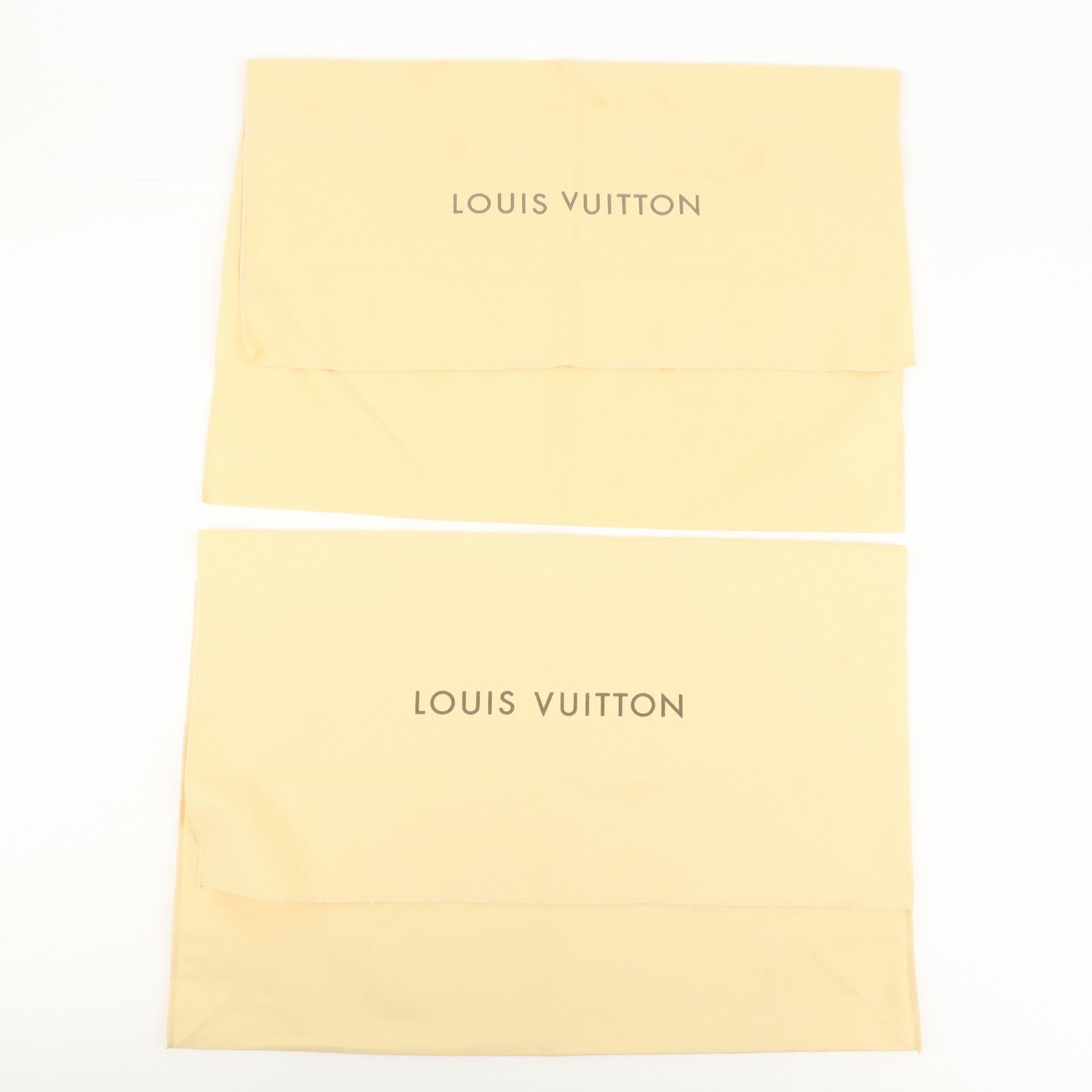 Louis Vuitton Set of 11 Dust Bag Storage Bag Flap Beige
