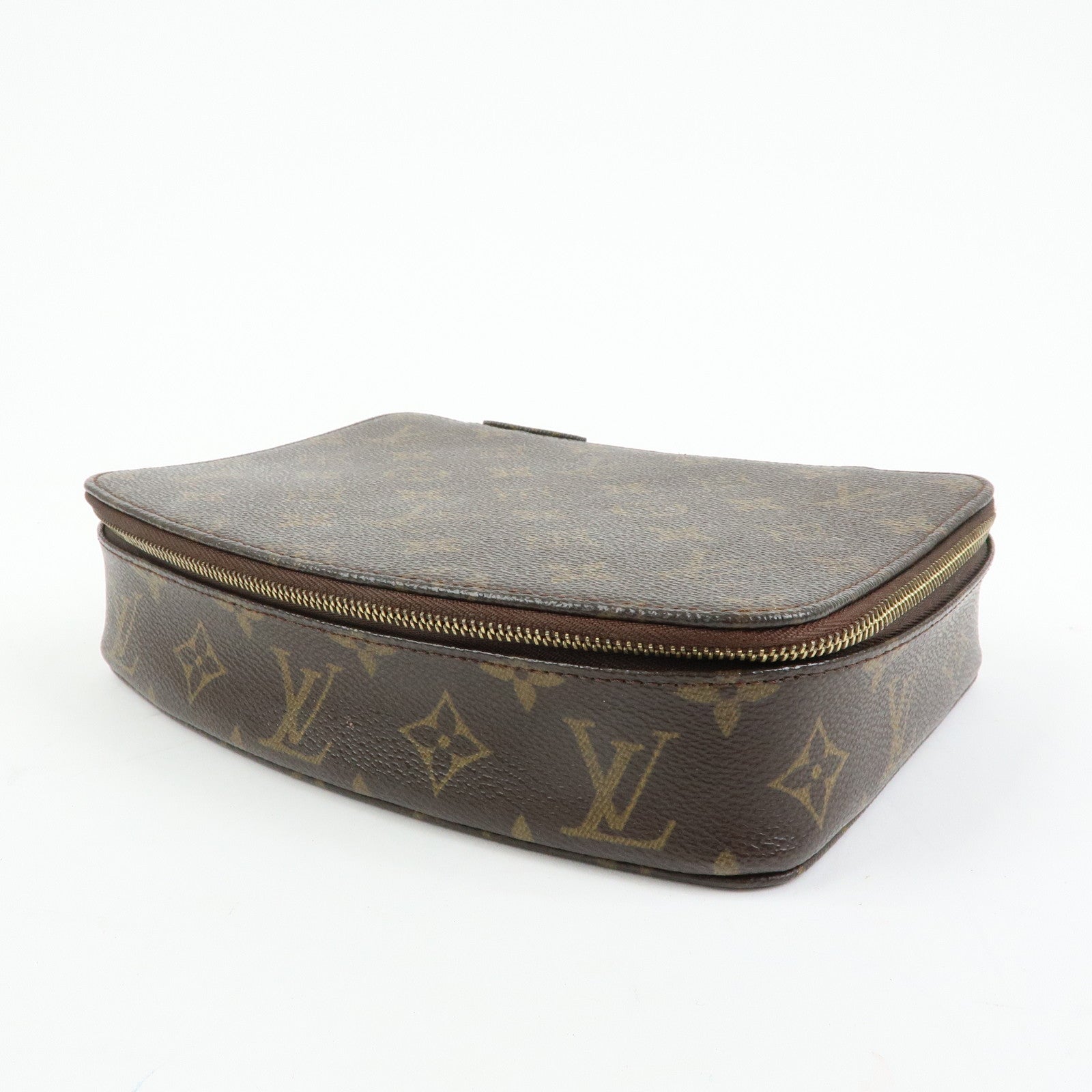 Louis Vuitton Monogram Posh Monte Carlo Jewelry Box Brown M47350