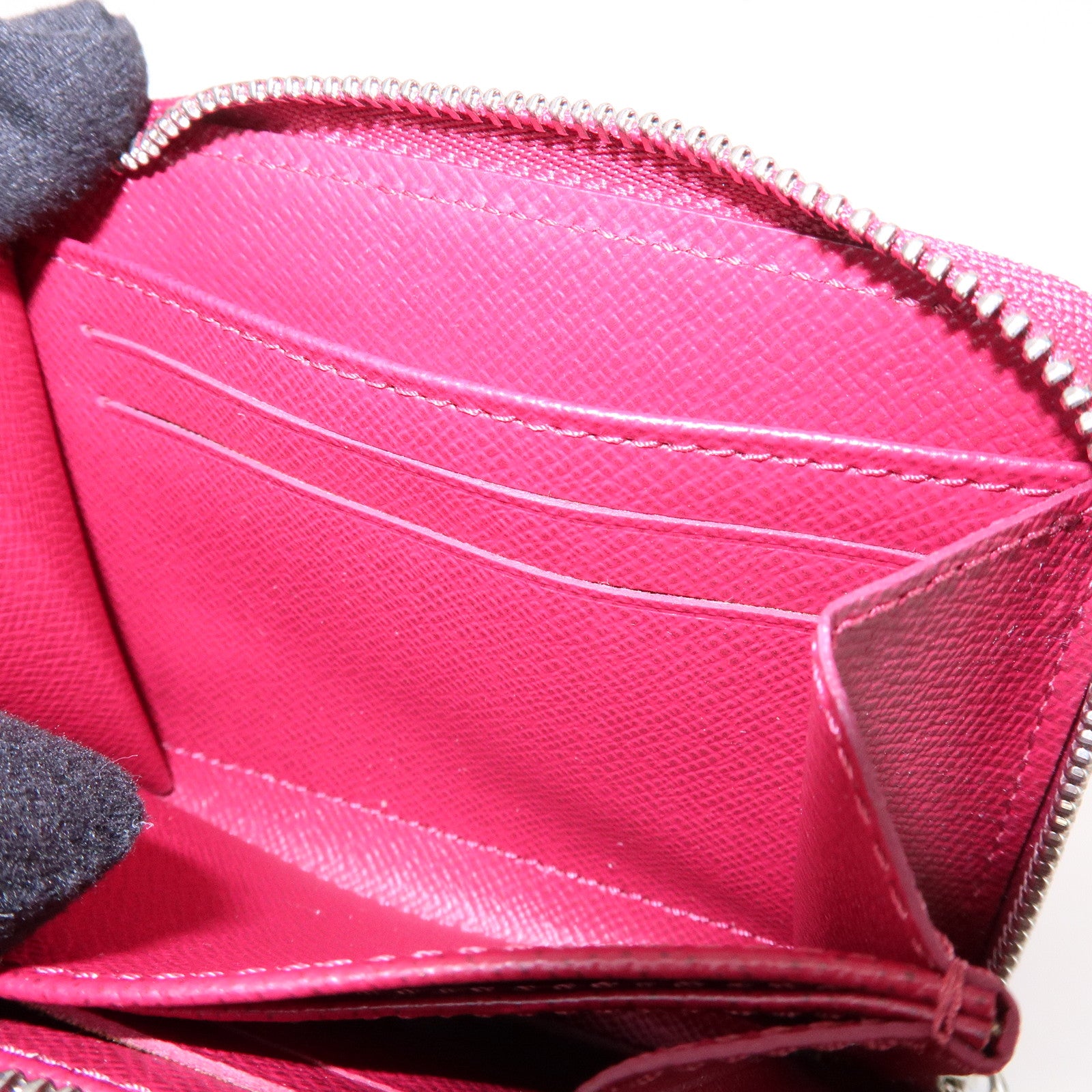 Louis Vuitton Epi Leather Zippy Coin Purse Coin Case Fuchsia M60383