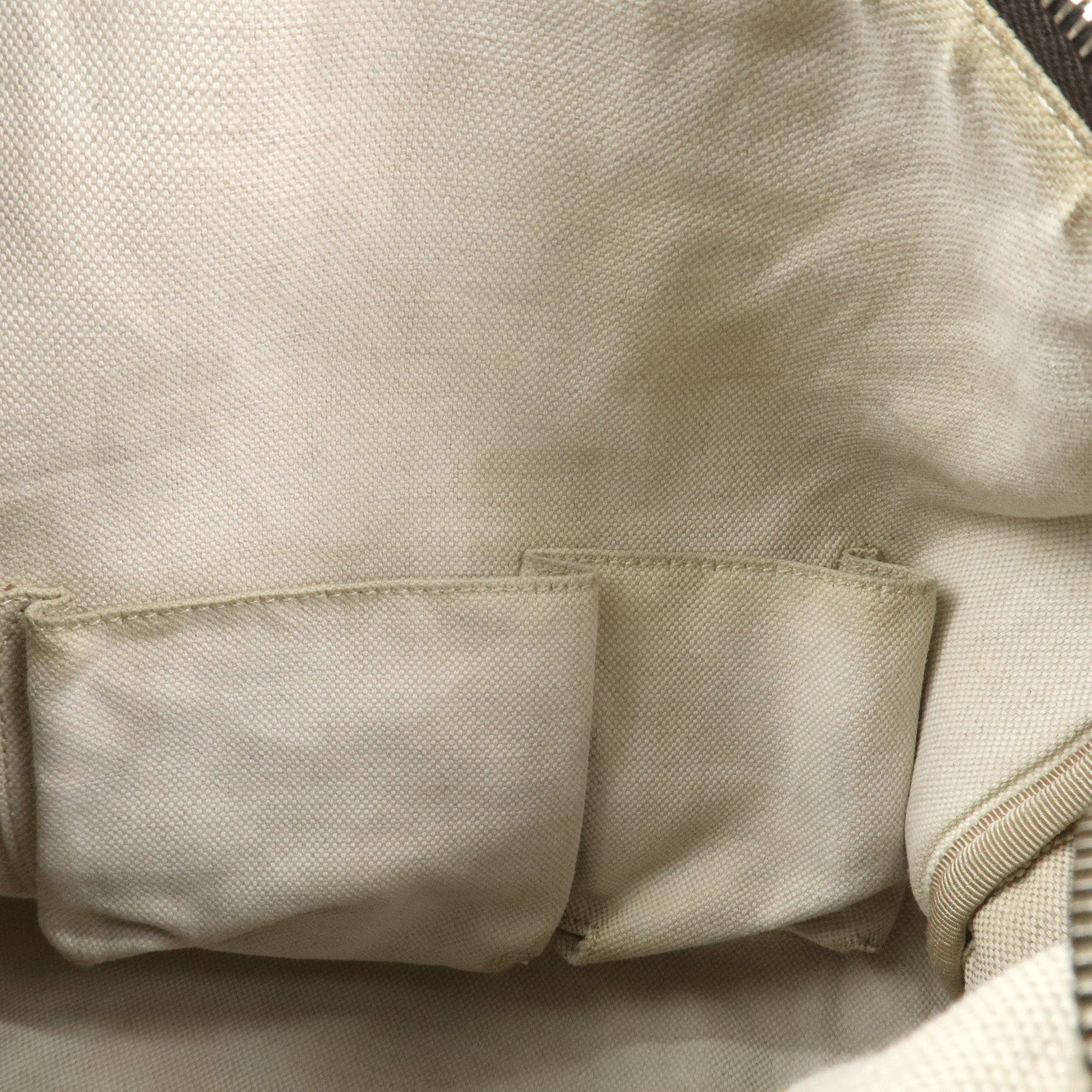 GUCCI Sherry GG Canvas Leather 2Way Bag Boston Bag Brown 247205