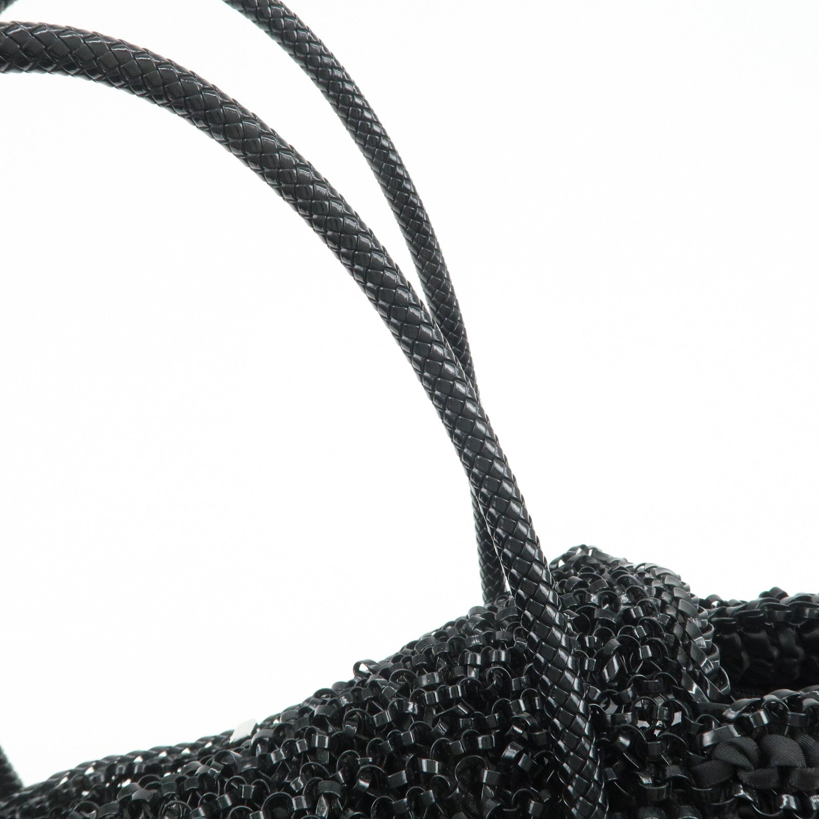 ANTEPRIMA LUCCHETTO Turn Lock Logo PVC Nylon Tote Bag Wire Bag