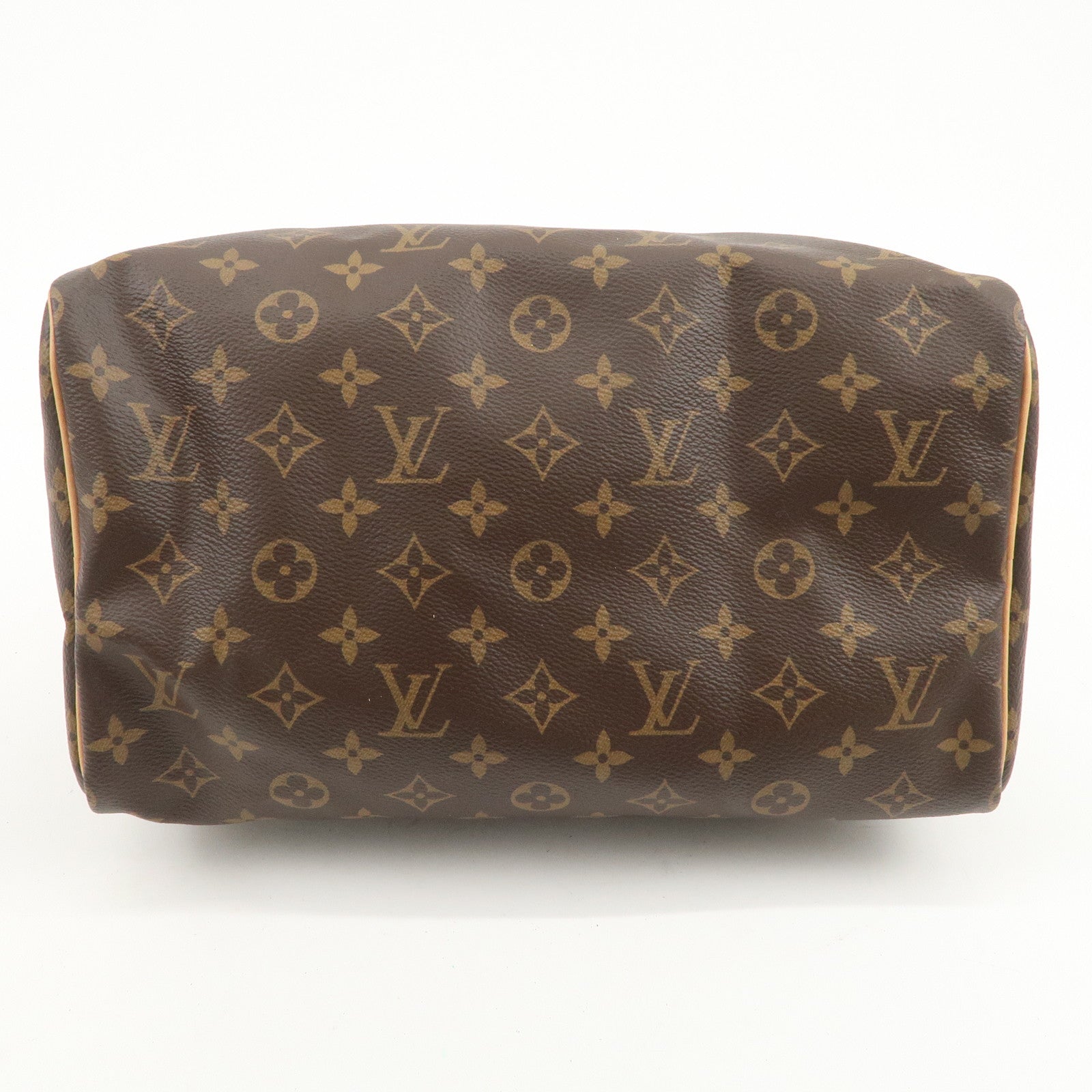 Louis Vuitton Monogram Speedy 30 Boston Bag Hand Bag Brown M41108