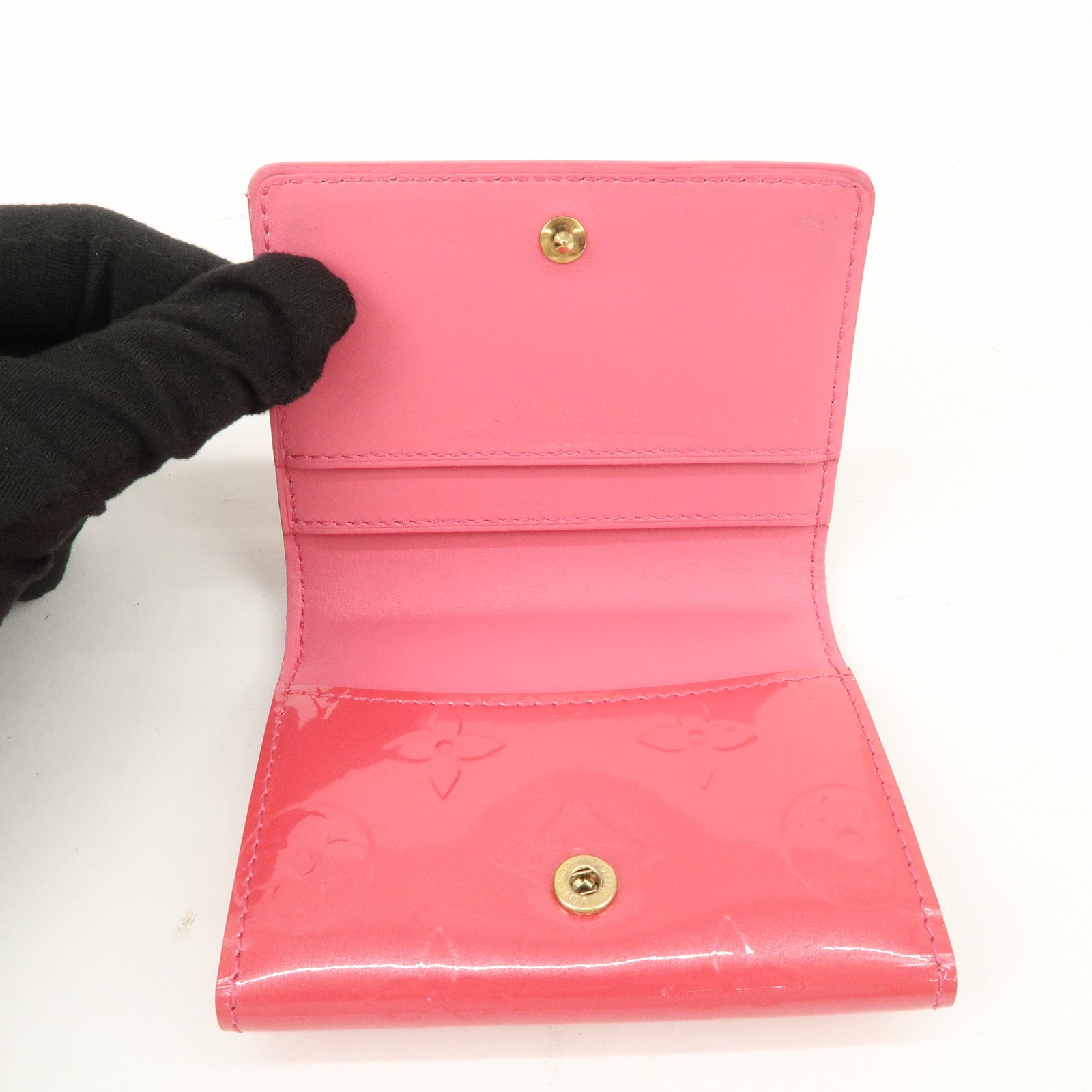 Louis Vuitton Monogram Vernis Ludlow Bi-fold Compact Wallet M9143F