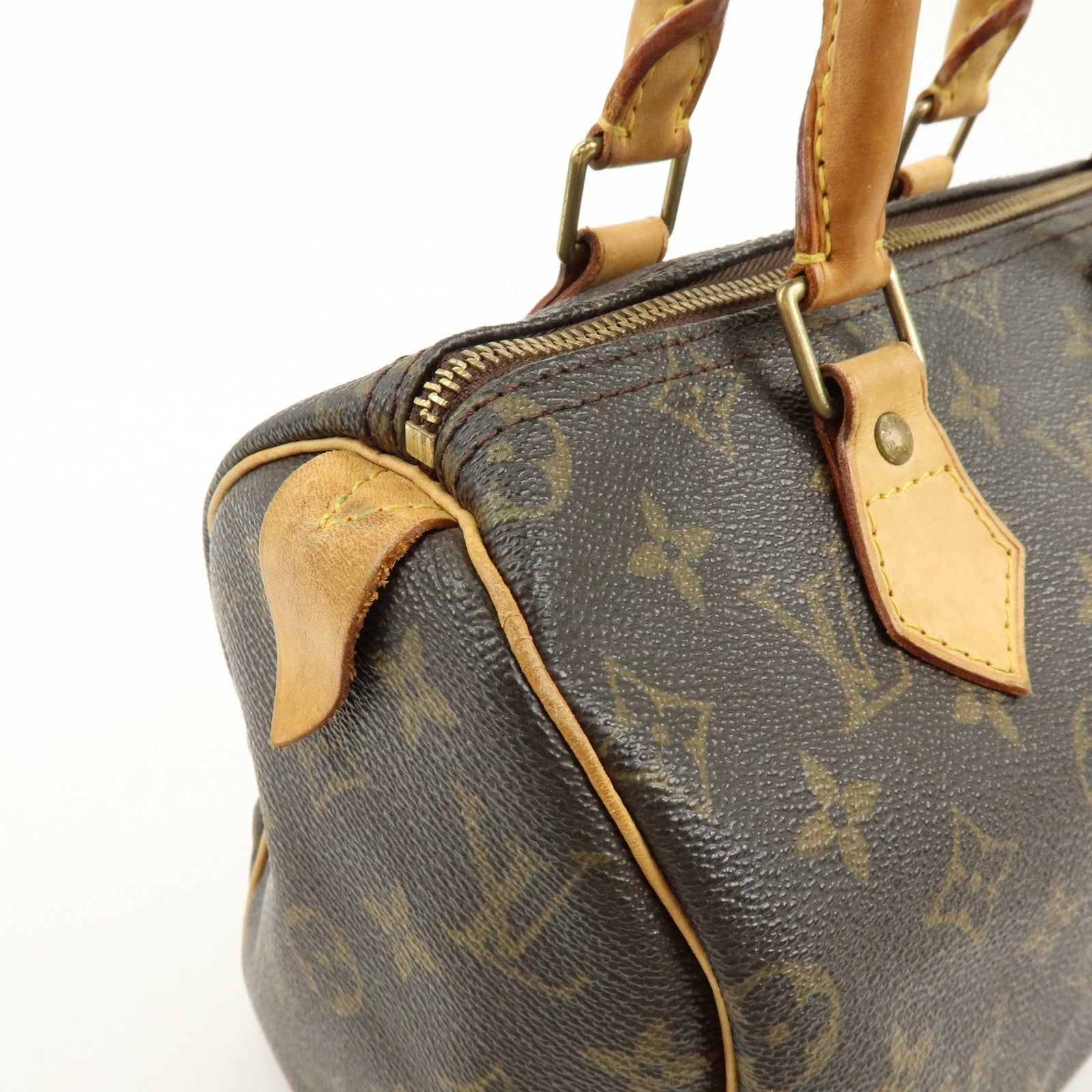 Louis Vuitton Monogram Speedy 25 Boston Bag Hand Bag Brown M41528