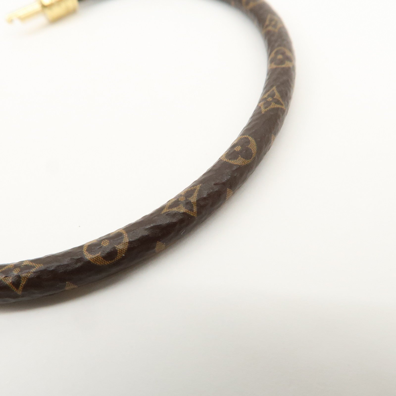 Louis Vuitton Monogram Canvas LV Confidential Bracelet Brown M8274