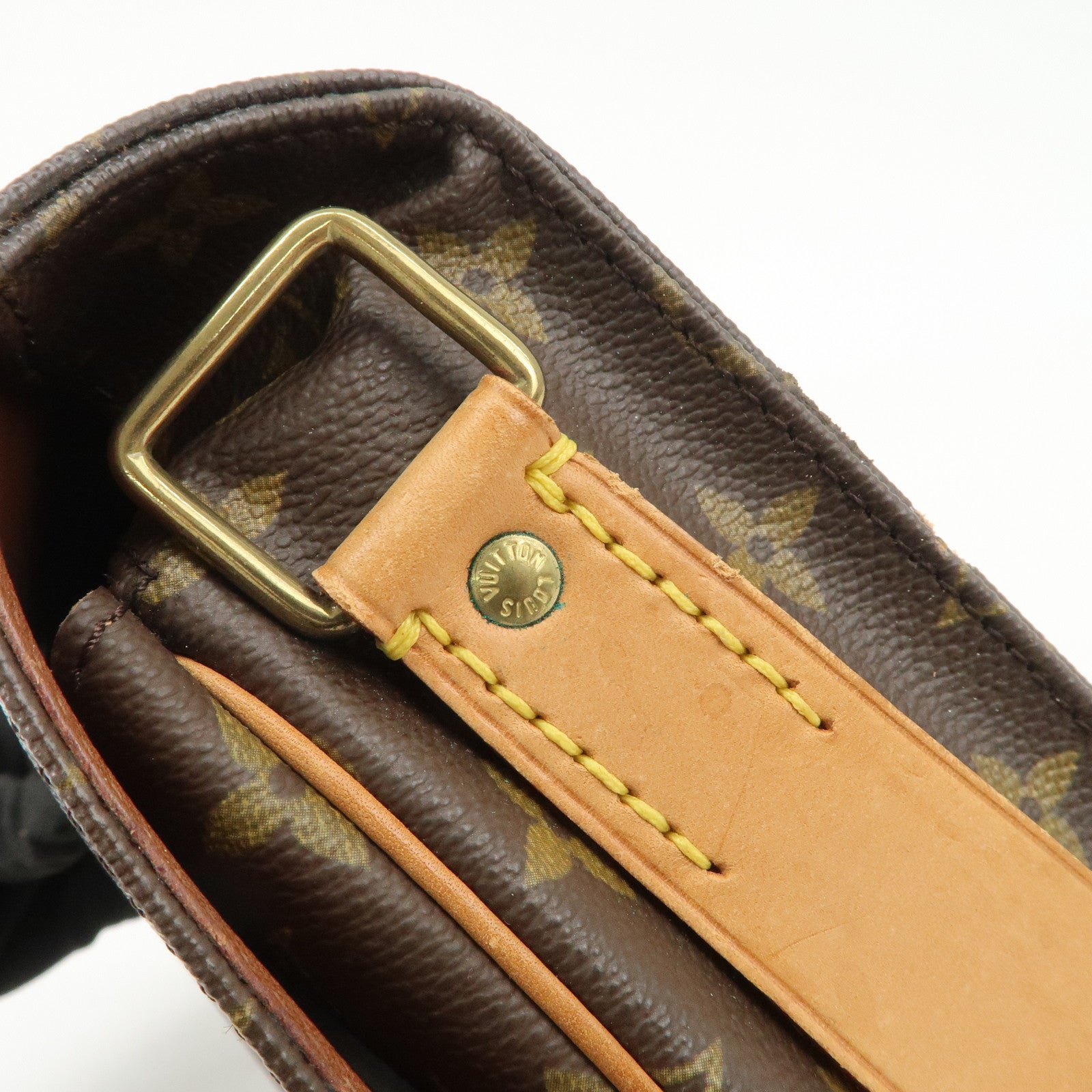 Louis Vuitton Monogram Cartouchiere MM Shoulder Bag M51253