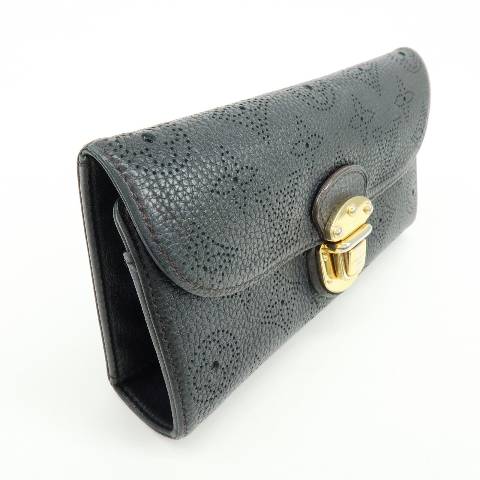 Louis Vuitton Monogram Mahina Portefeuille Amelia Wallet M95549