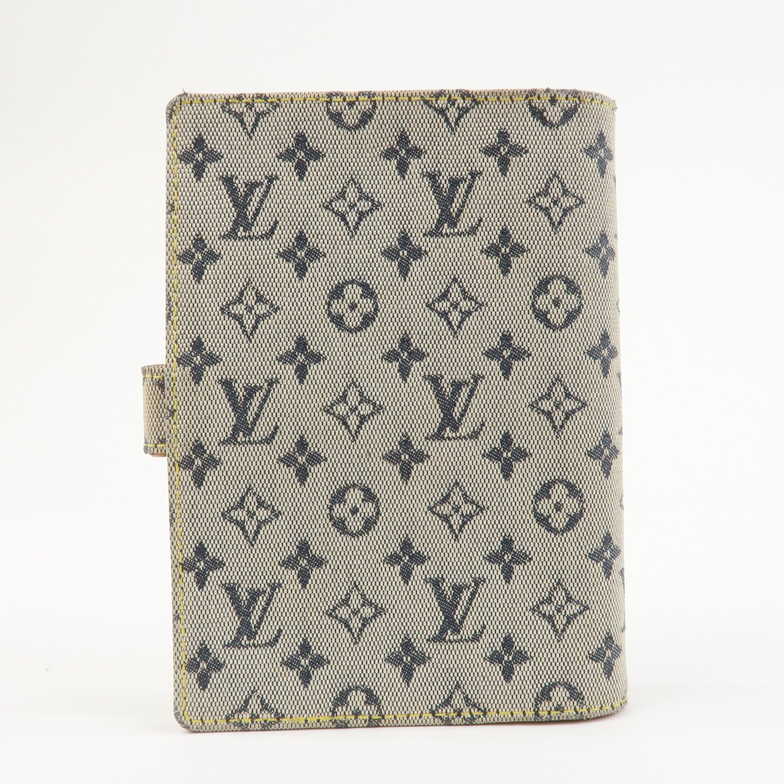 Louis Vuitton Monogram Mini Agenda PM Planner Cover Blue R20905