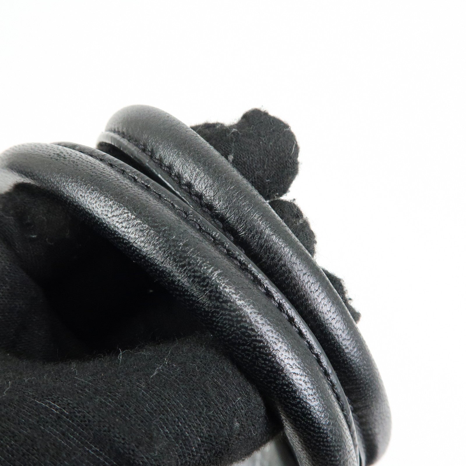 PRADA Ribbon Nappa Gaufure Leather 2Way Bag Black BN1932