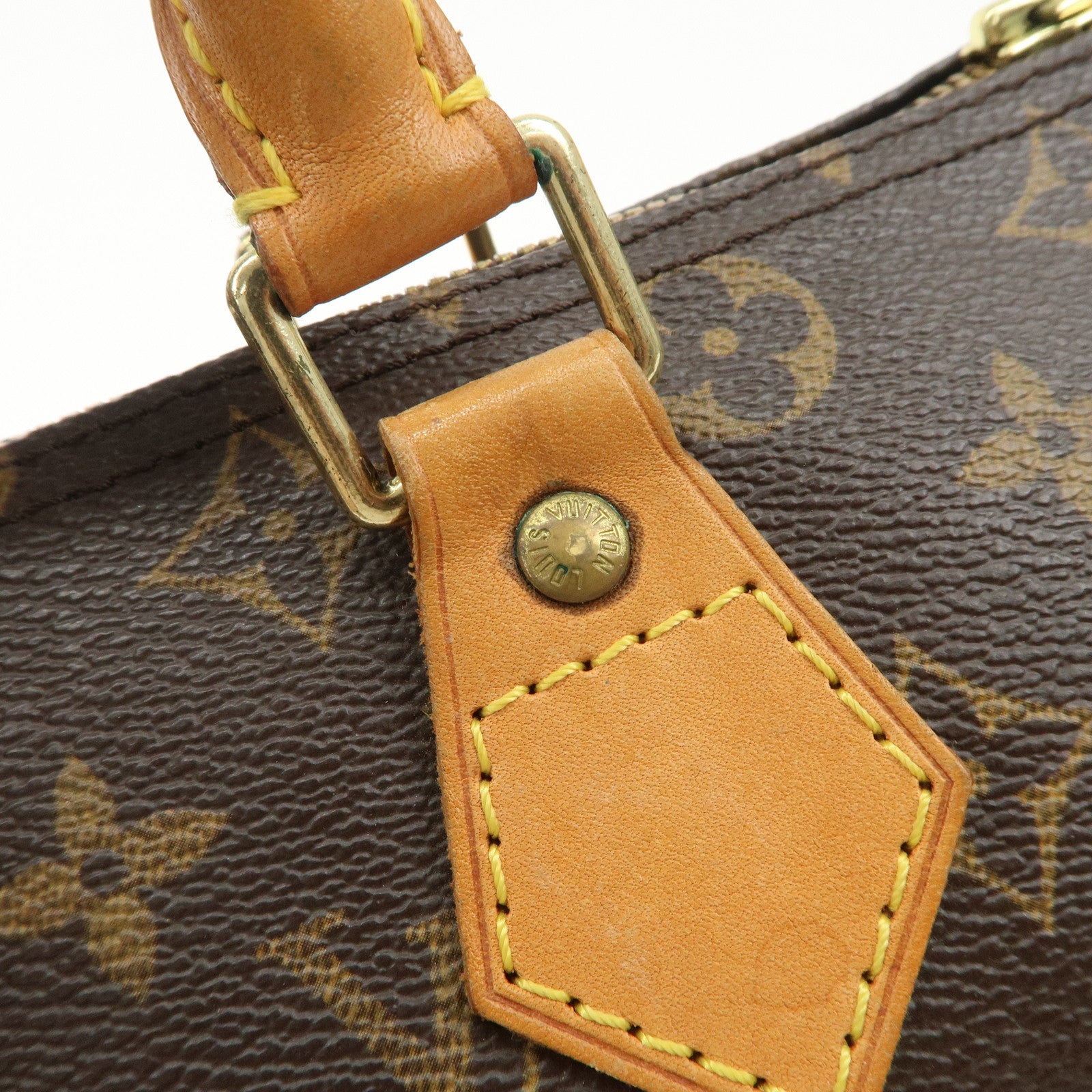 Louis Vuitton Monogram Speedy 30 Boston Bag Hand Bag Brown M41526