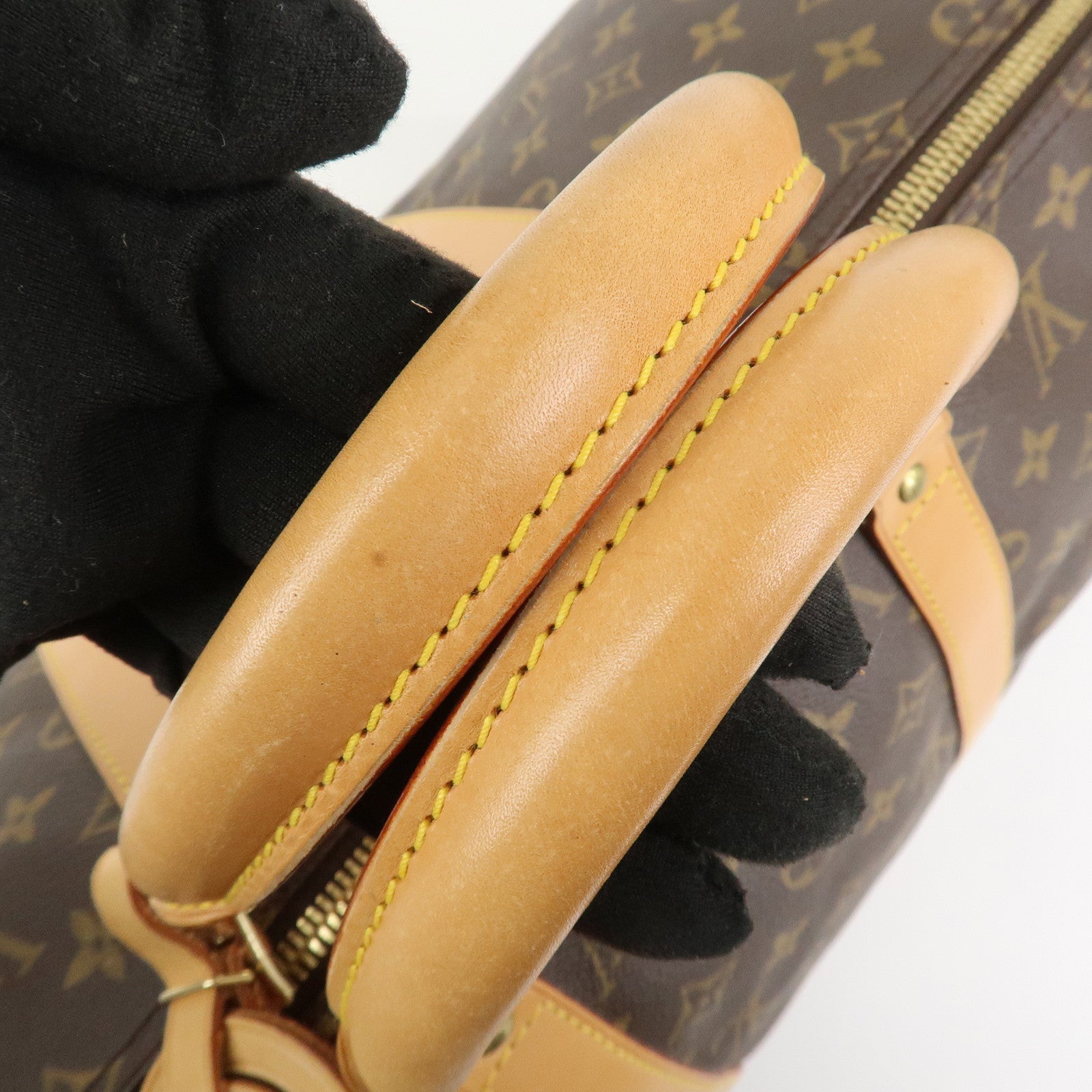 Louis Vuitton Monogram Keep All 50 Bandouliere Boston Bag M41416