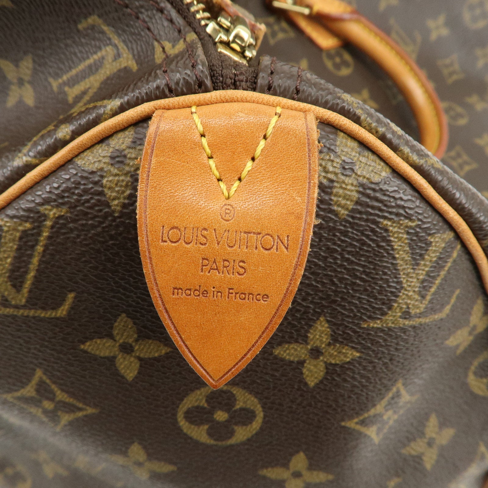 Louis Vuitton Monogram Speedy 40 Hand Bag Boston Bag Brown M41522