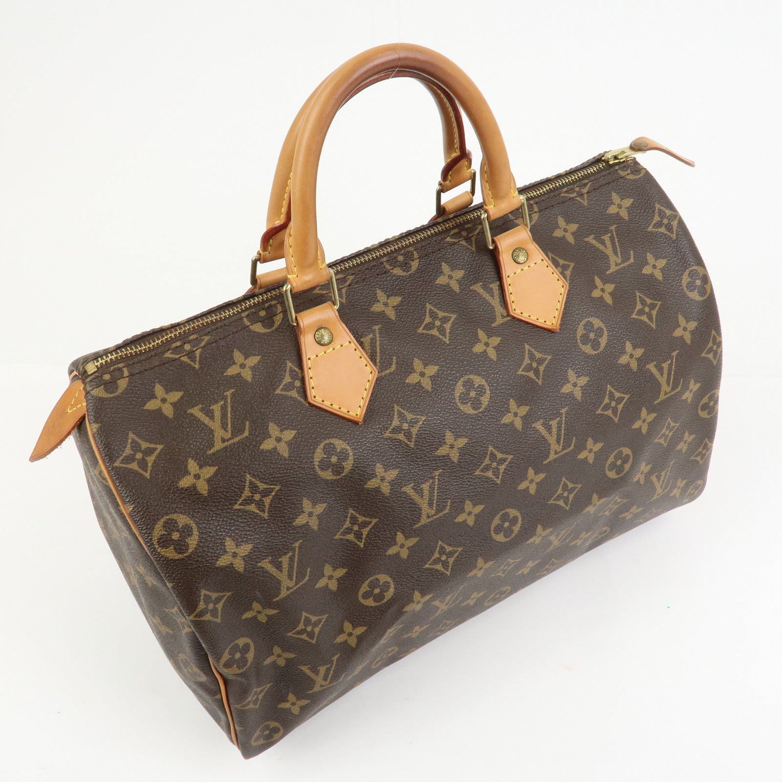 Louis Vuitton Monogram Speedy 35 Boston Bag Hand Bag M41524
