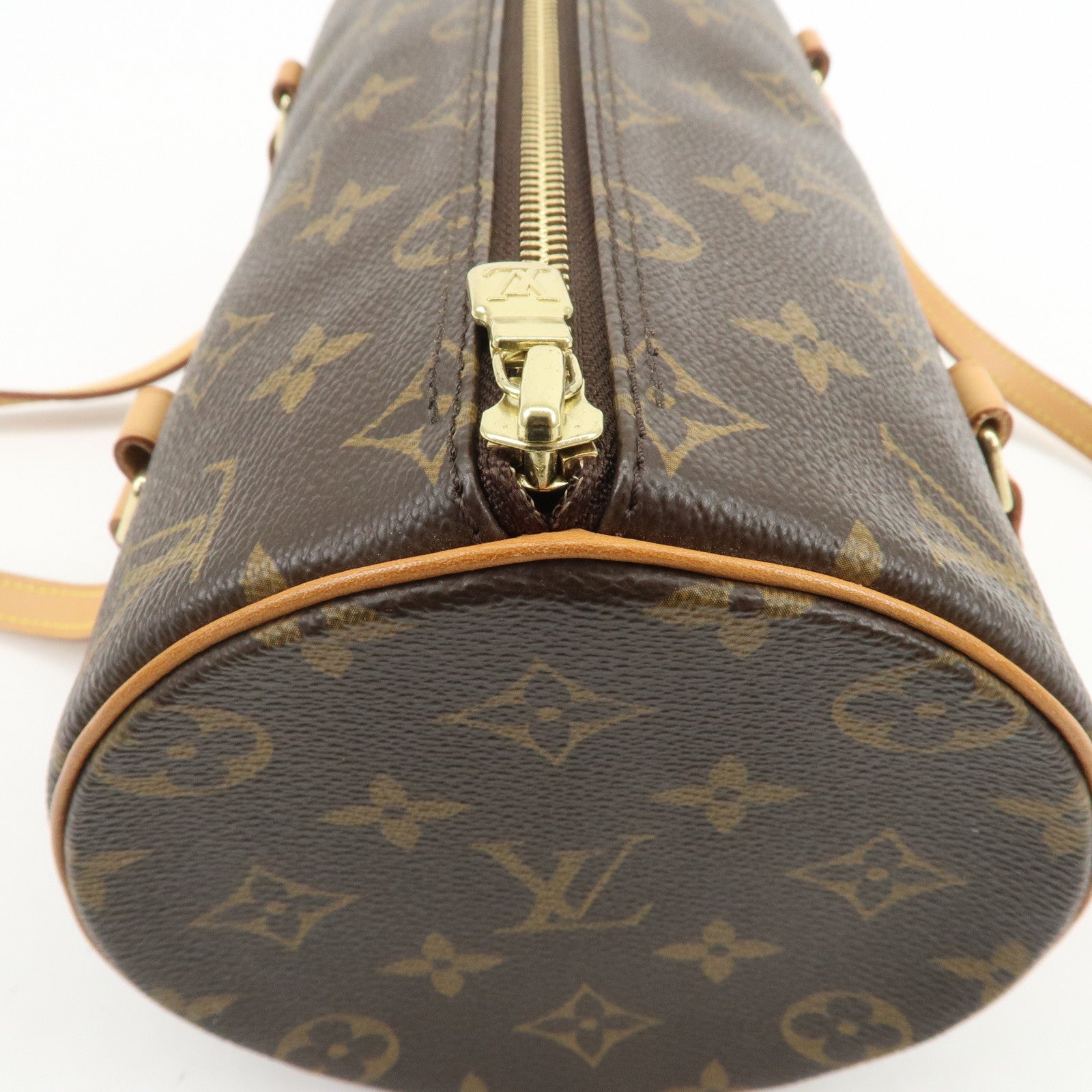 Louis Vuitton Monogram Papillon 26 Hand Bag Brown M51386