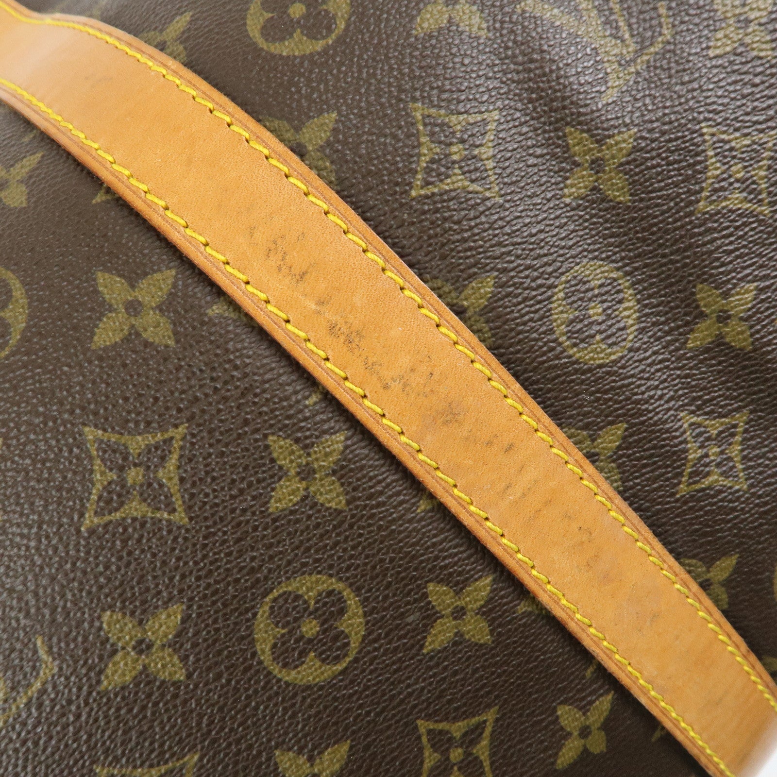 Louis Vuitton Monogram Sac Souple 55 Boston Bag Brown M41622