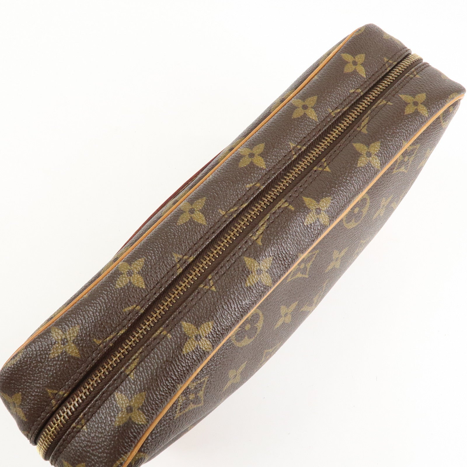 Louis Vuitton Monogram Compiegne 28 Pouch Clutch Bag Brown M51845