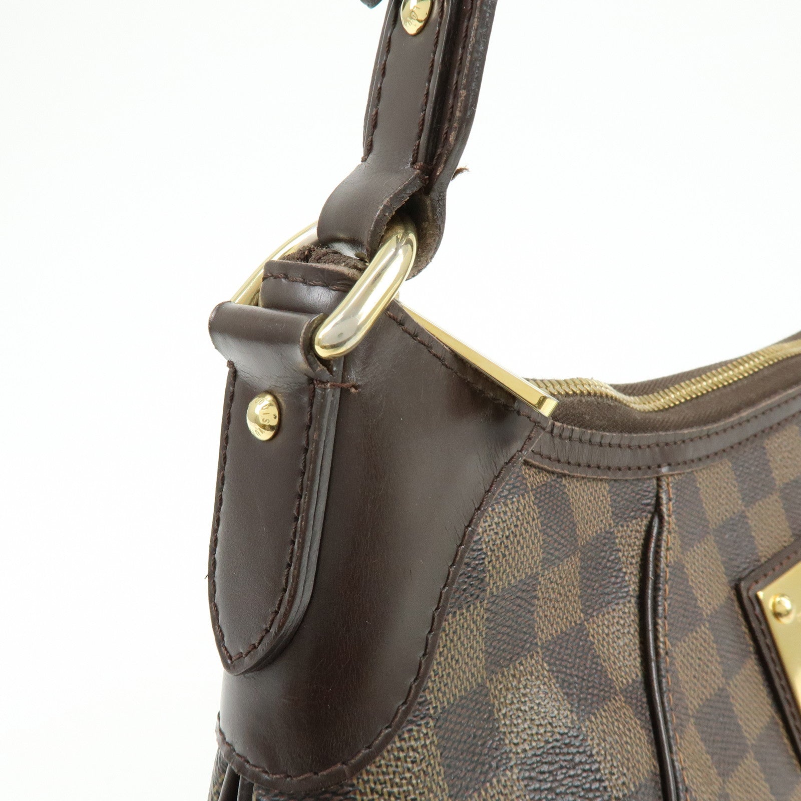 Louis Vuitton Damier Thames GM Shoulder Bag Brown N48181