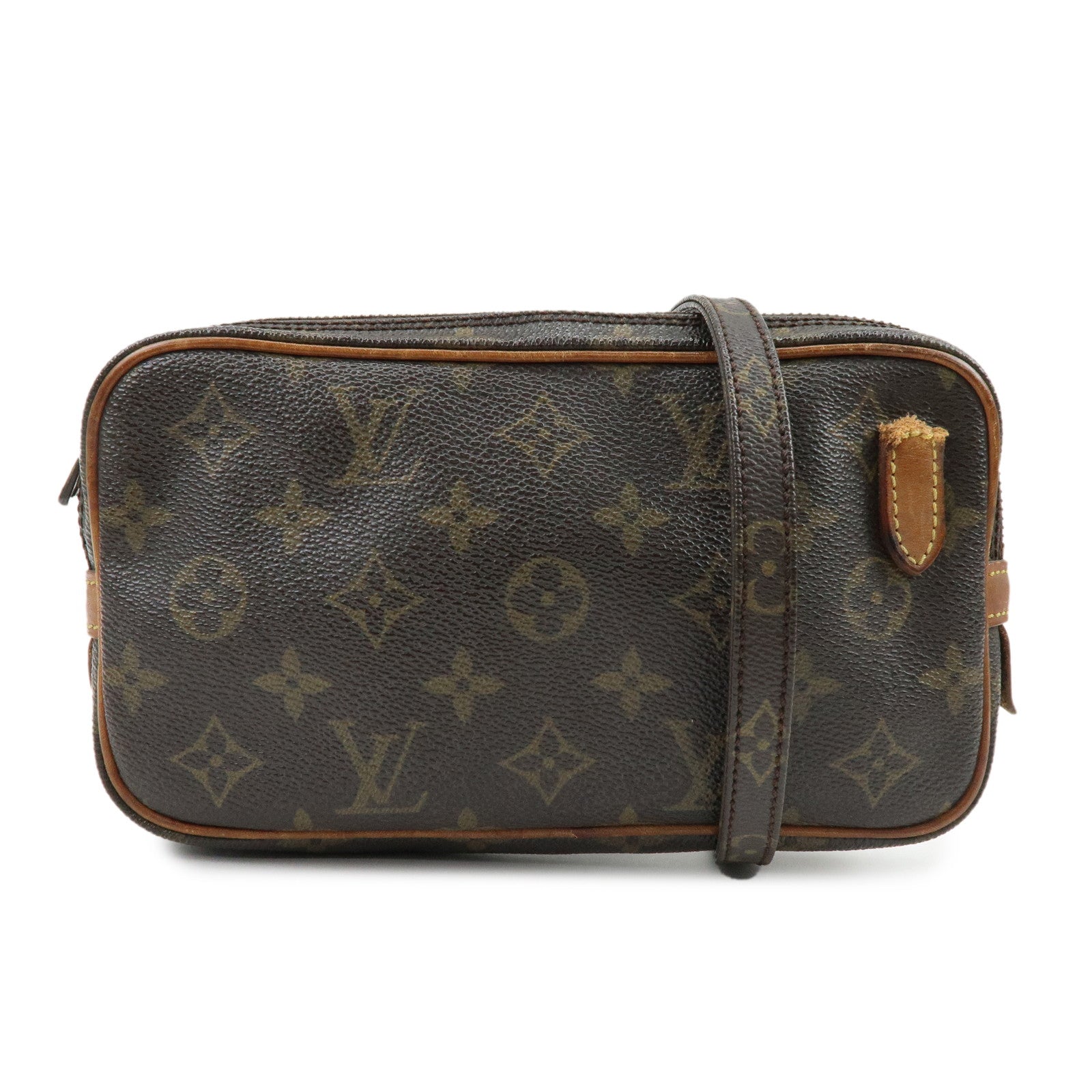 Louis Vuitton Monogram Pochette Marly Bandouliere Bag Brown M51828