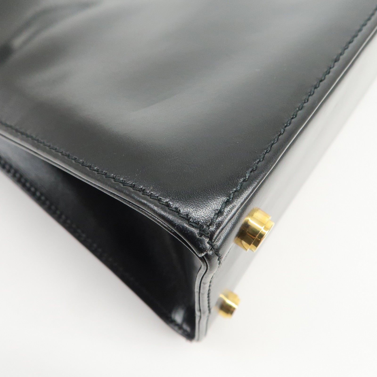 Ferragamo Gancini Suede Leather Hand Bag Tote Bag Black Khaki Red