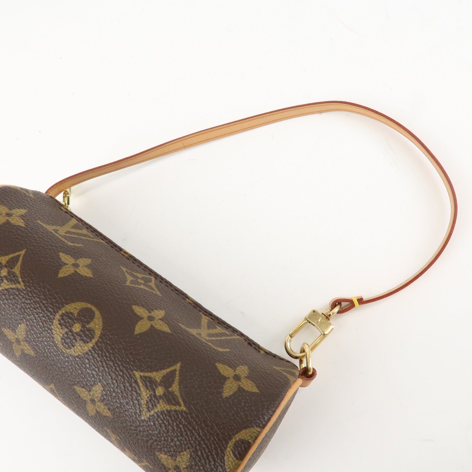Louis Vuitton Monogram Mini Pouch for Papillon Bag New Style Brown Used