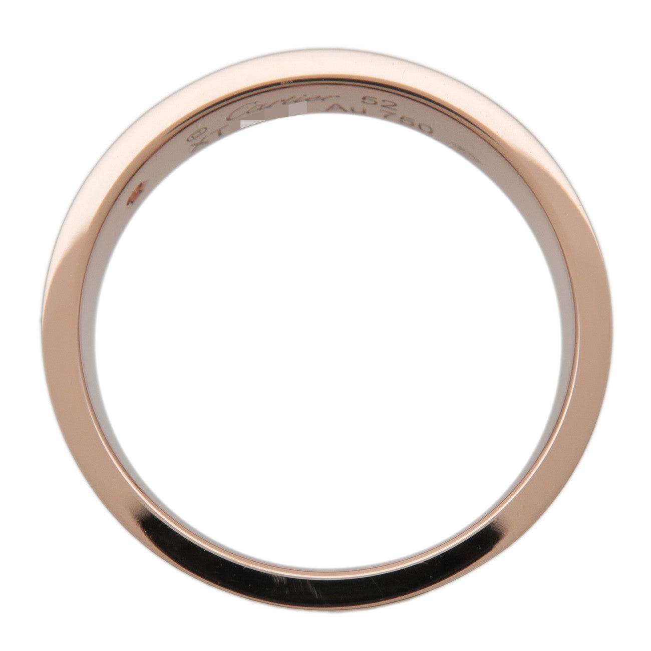 Cartier Mini Love Ring 1P Diamond #52 K18 750PG Rose Gold US6-6.5