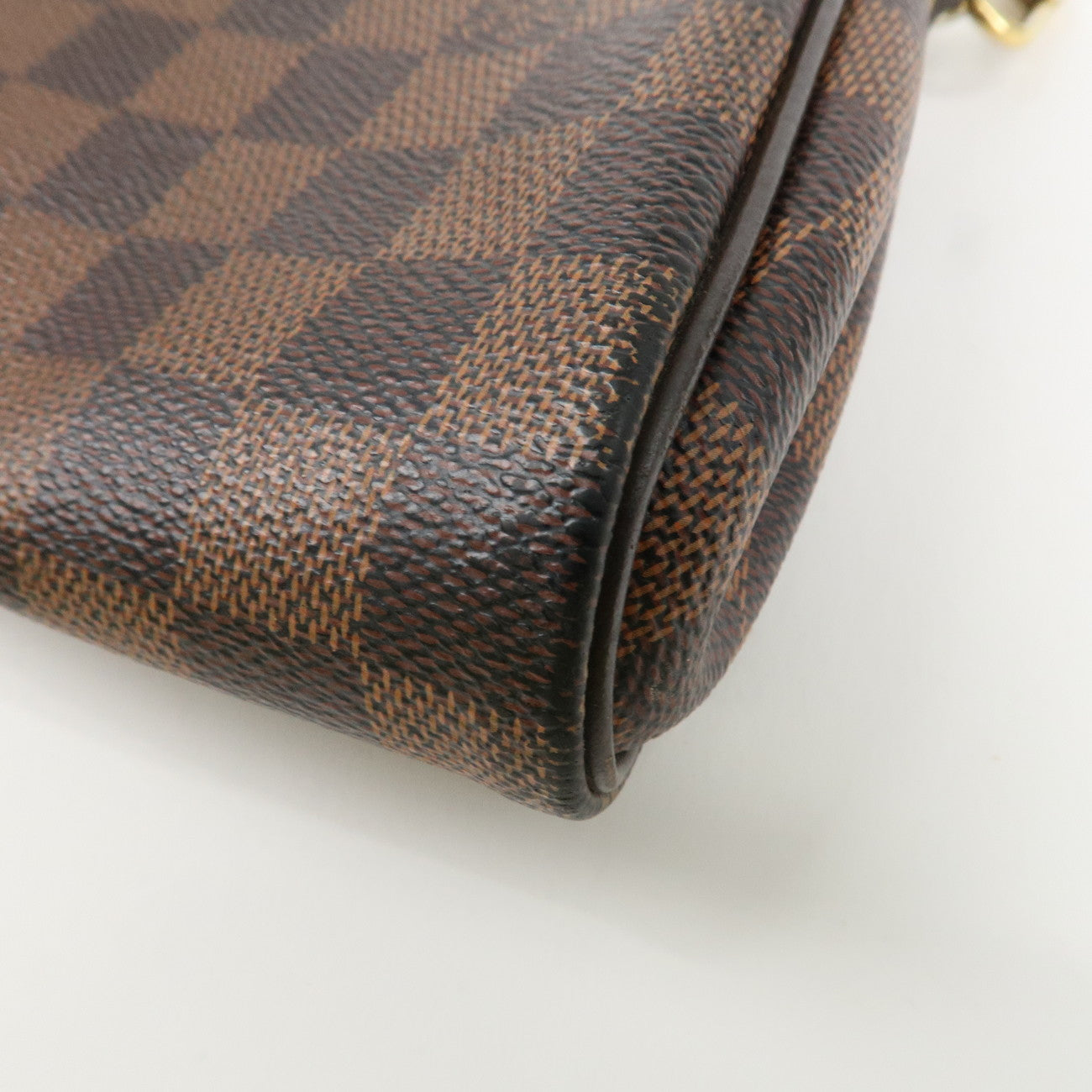 Louis Vuitton Damier Eva 2Way Hand Shoulder Bag Damier Ebene N55213 Used