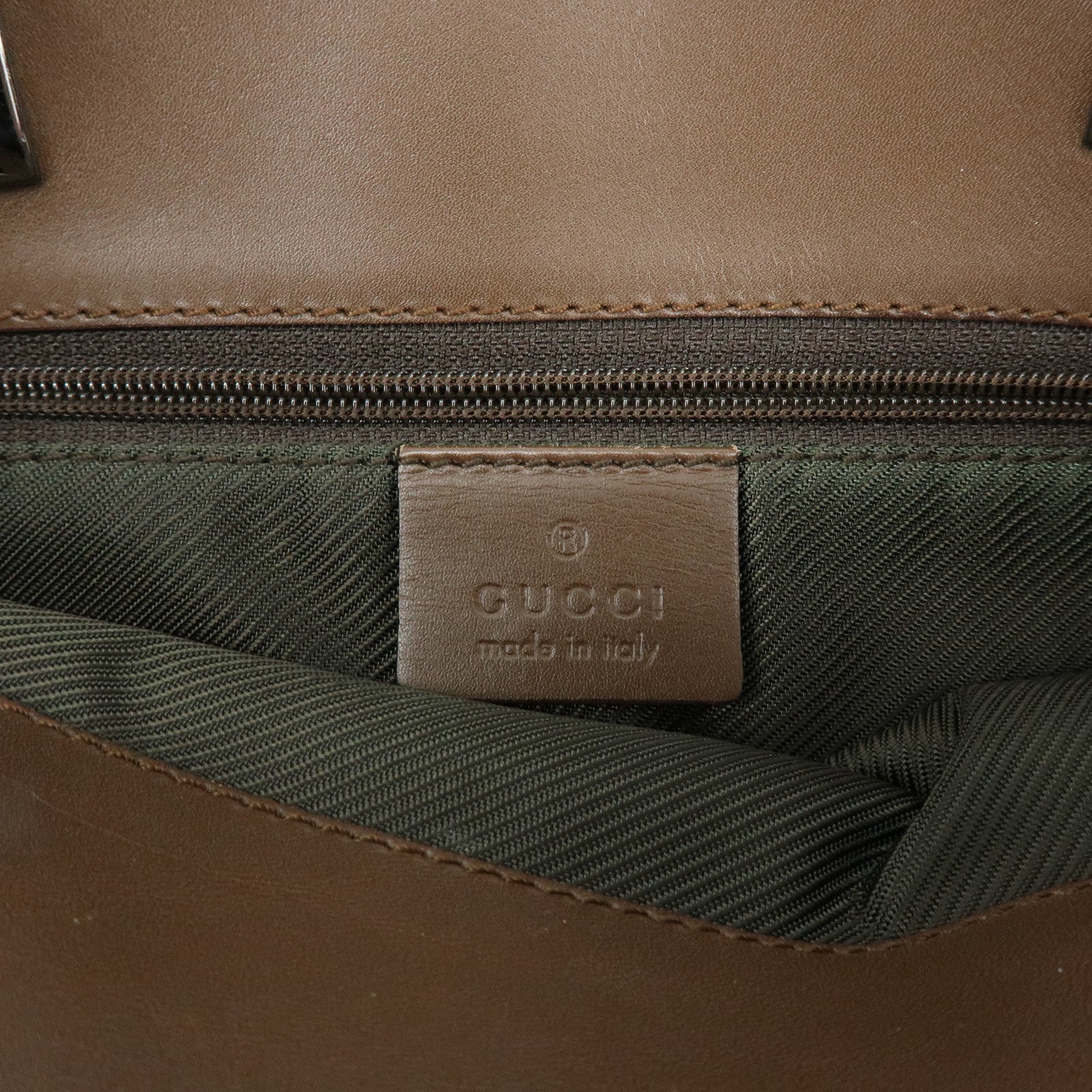 GUCCI GG Canvas Leather Tote Bag Hand Bag Purple 31244