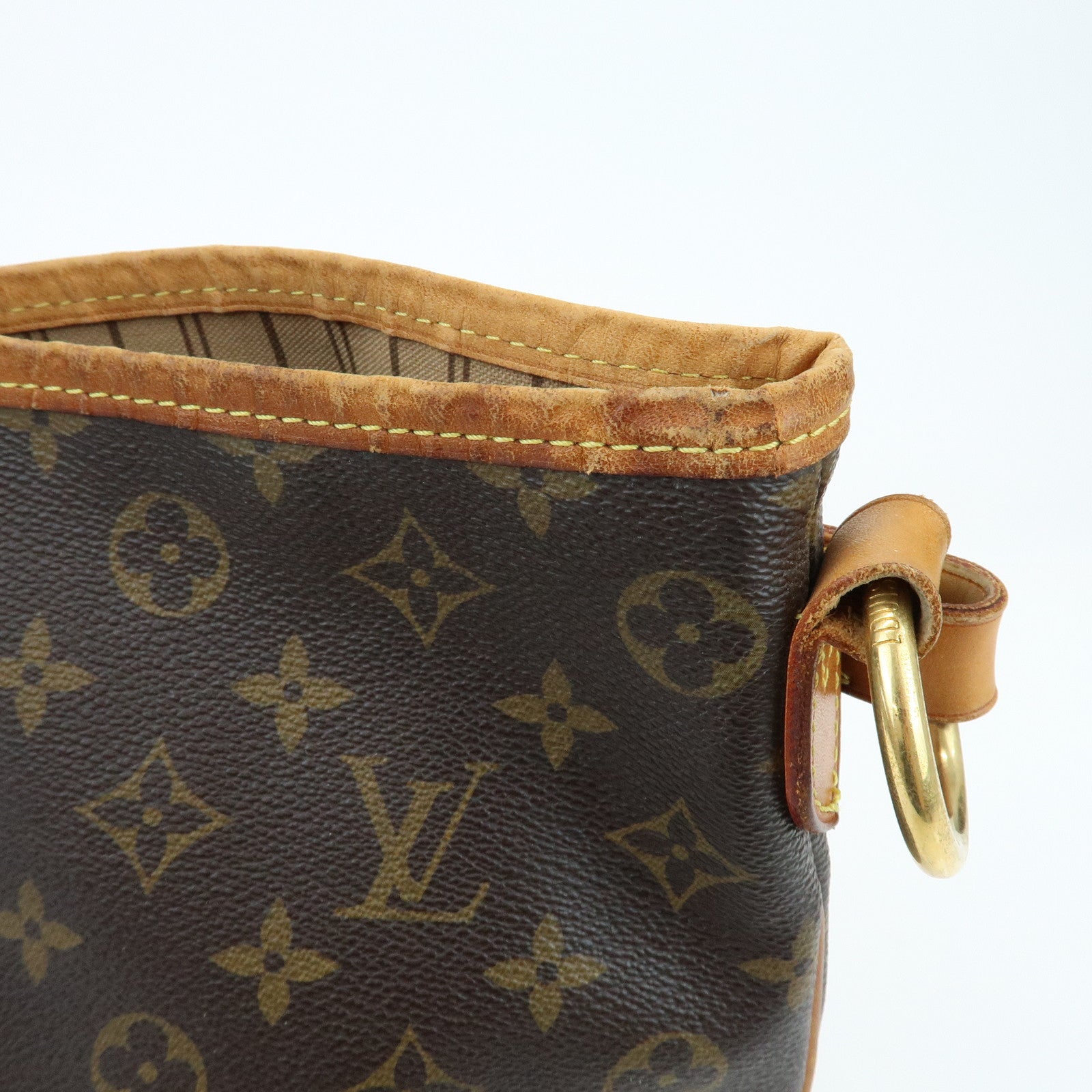 Louis Vuitton Monogram Delightful PM Shoulder Bag Brown M40352