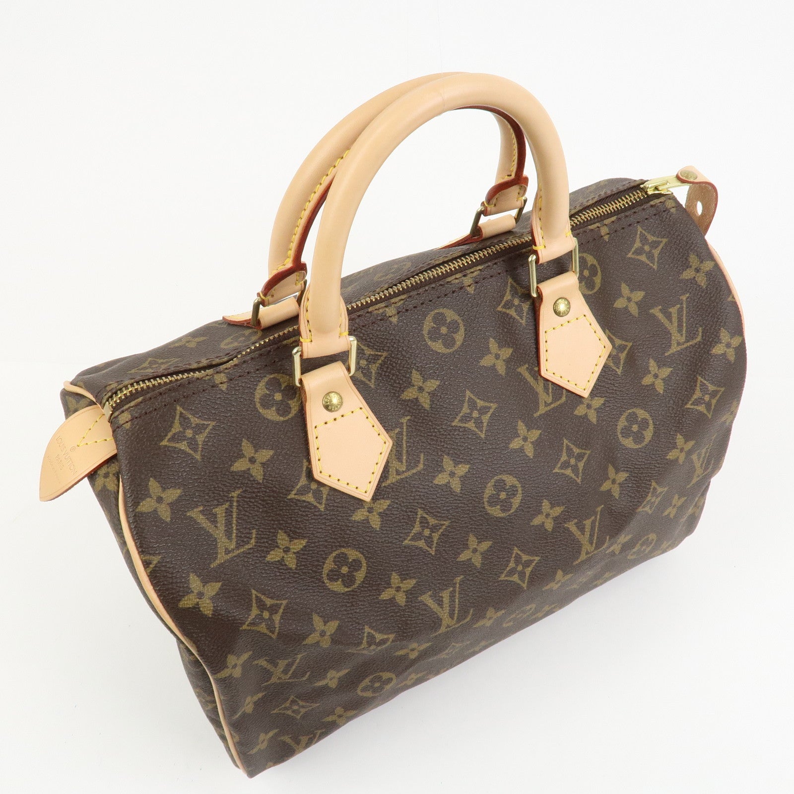 Louis Vuitton Monogram Speedy 30 Boston Bag Hand Bag Brown M41526