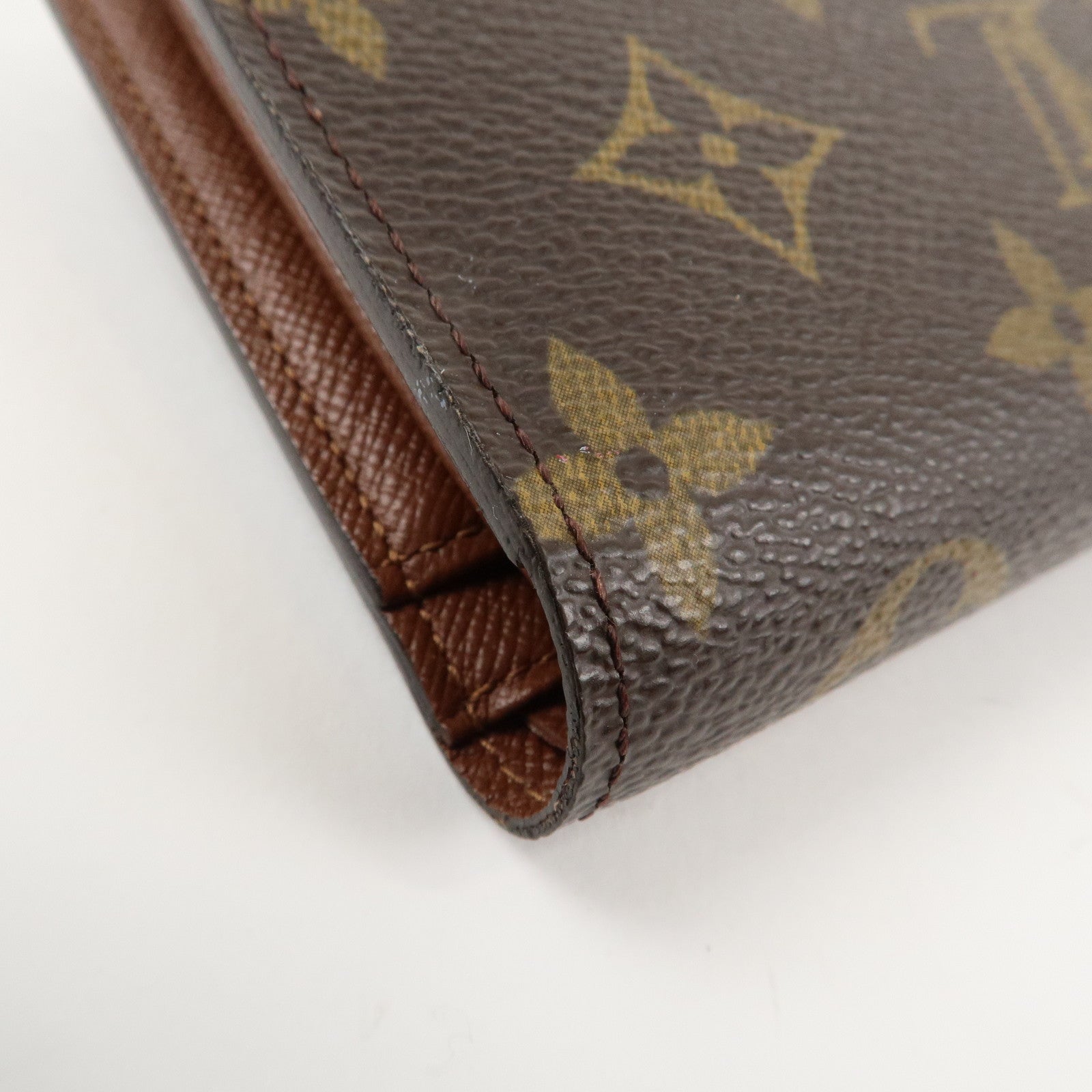 Louis Vuitton Monogram Porte Monnaie Billets Viennois Wallet M61663 Used