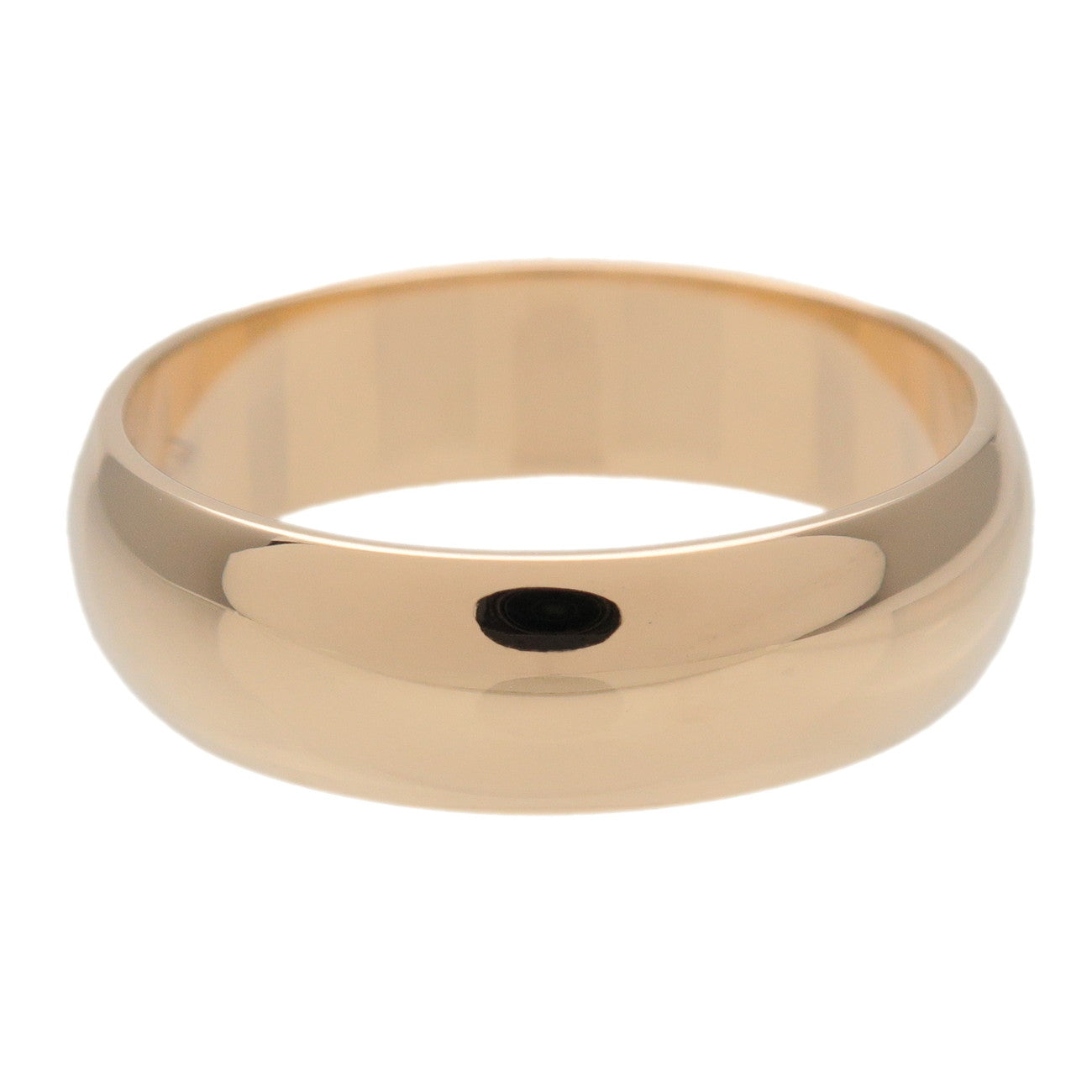 Cartier 1895 Wedding Ring K18 750YG #49 US5 EU49 HK10.5 Yellow Gold