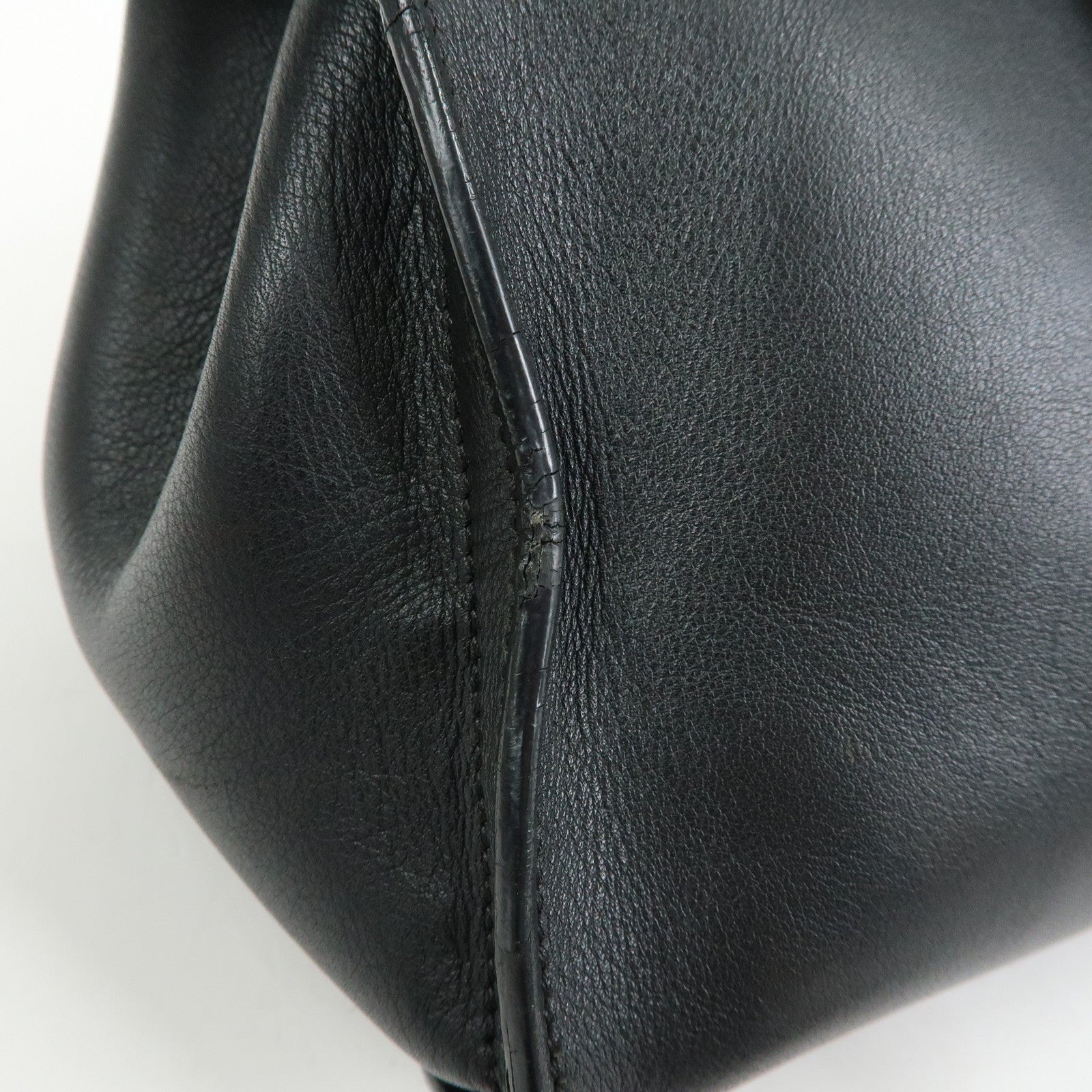 SAINT LAURENT PARIS Petit Cabas Y Line Leather 2WayBag Black 311210