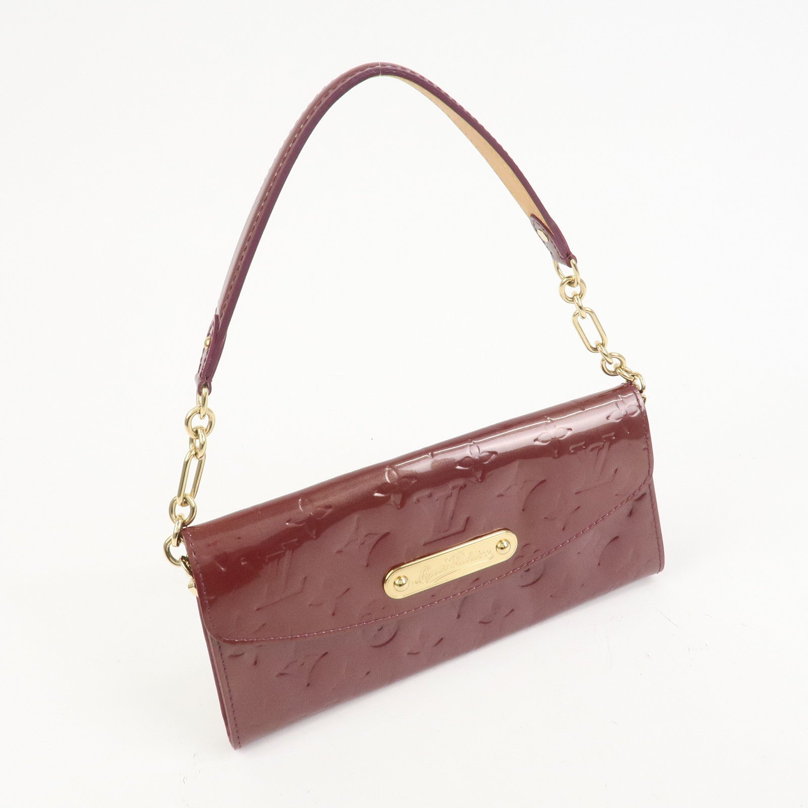 Louis Vuitton Monogram Vernis Sunset Boulevard Hand Bag M93571