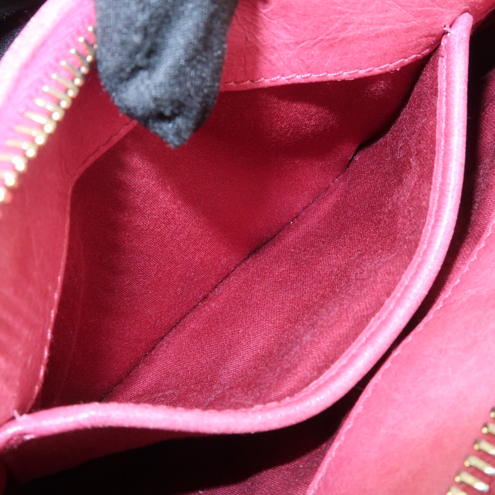 MIUMIU  Leather 2Way Shoulder Crossbody Bag Clutch Bag Pink Used