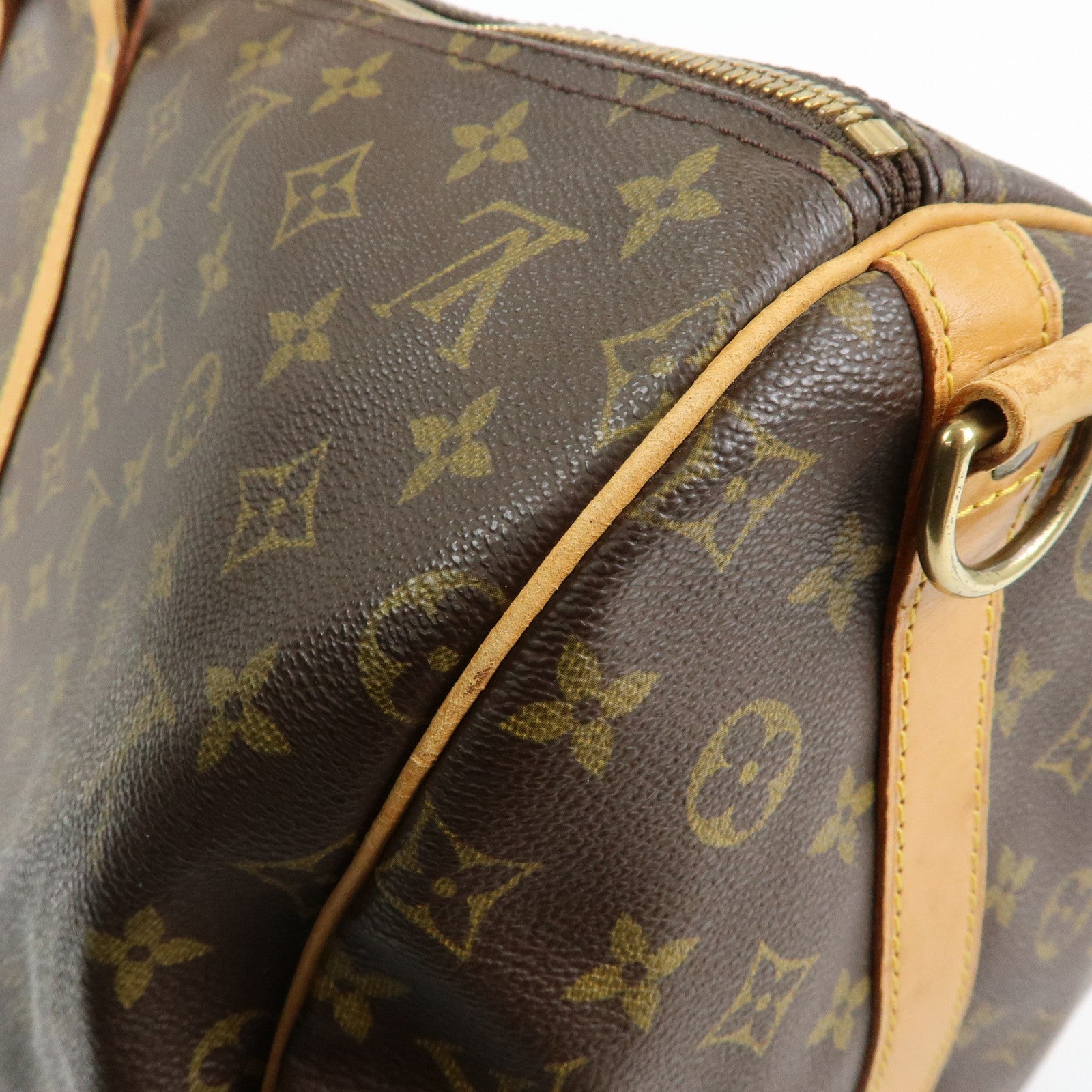 Louis Vuitton Monogram Keep All Bandouliere 55 Boston Bag M41414
